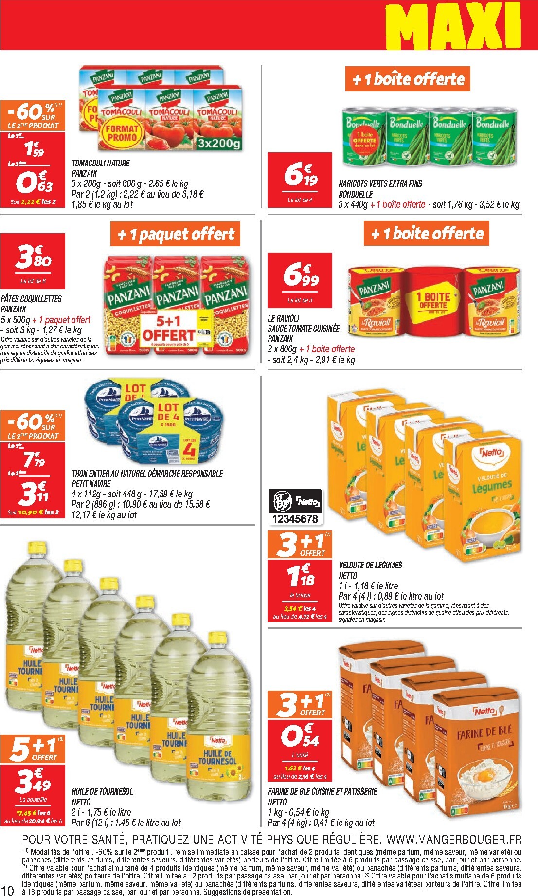 netto - Flyer Netto - Maxi Volumes pour la semaine prochaine du du mardi 27/10/2026 au du lundi 09/11/2026 - page: 10