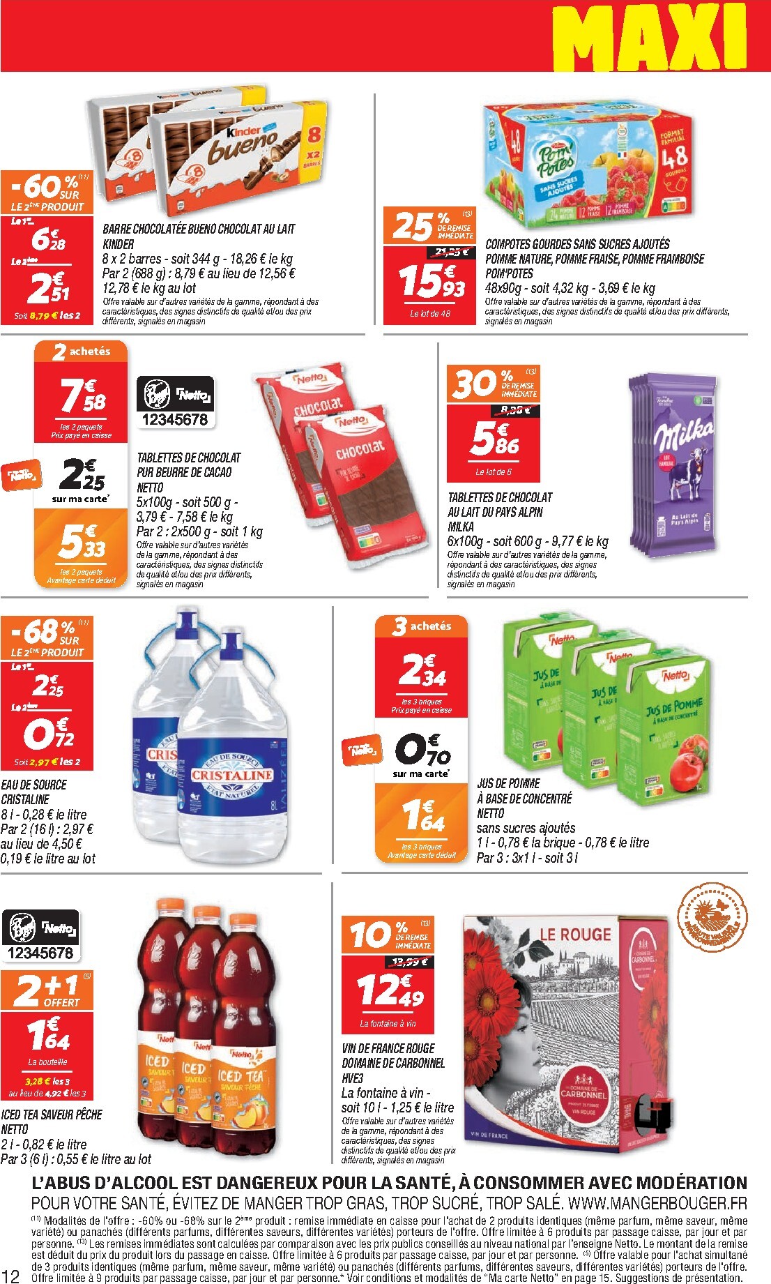 netto - Flyer Netto - Maxi Volumes pour la semaine prochaine du du mardi 27/10/2026 au du lundi 09/11/2026 - page: 12