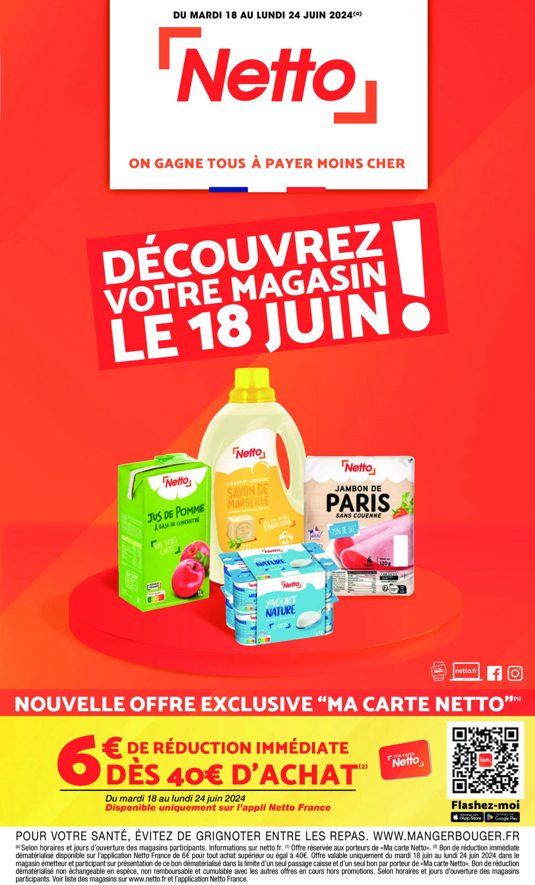 netto - Prospectus Netto - Nouveaux Points De Vente actuel 18.06. - 24.06. - page: 1