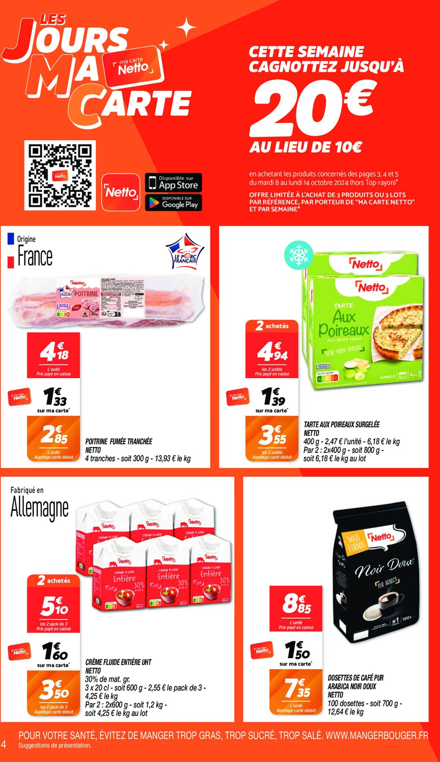 netto - Catalogue Netto valable dès 08.10. - 14.10. - page: 4