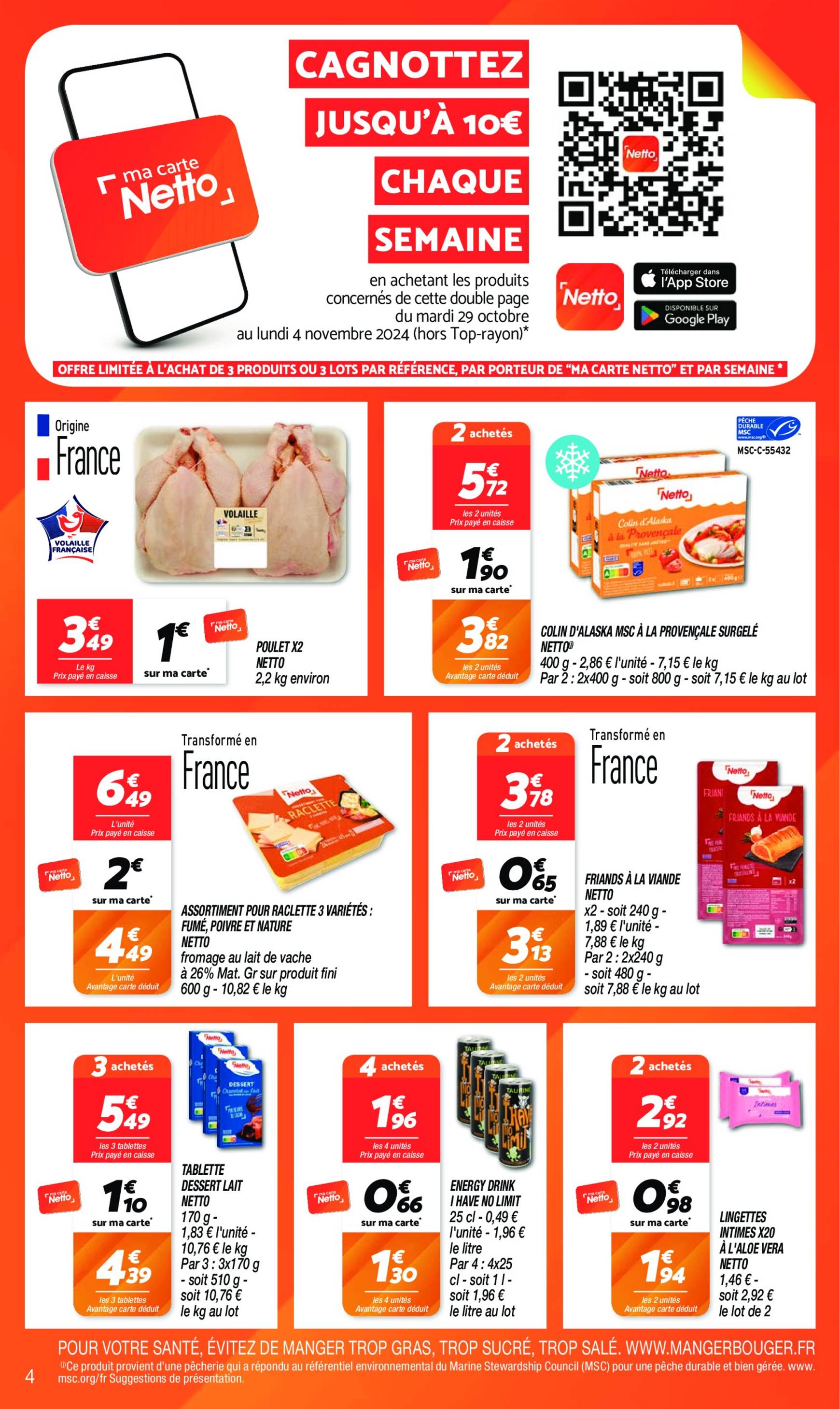 netto - Catalogue Netto valable dès 29.10. - 04.11. - page: 4