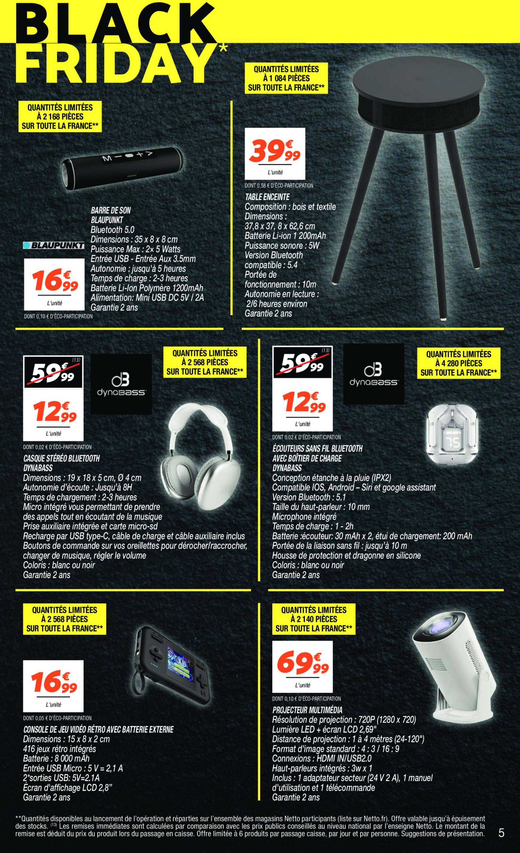 netto - Catalogue Netto - Black Friday valable dès 27/11 - 04/12 - page: 5