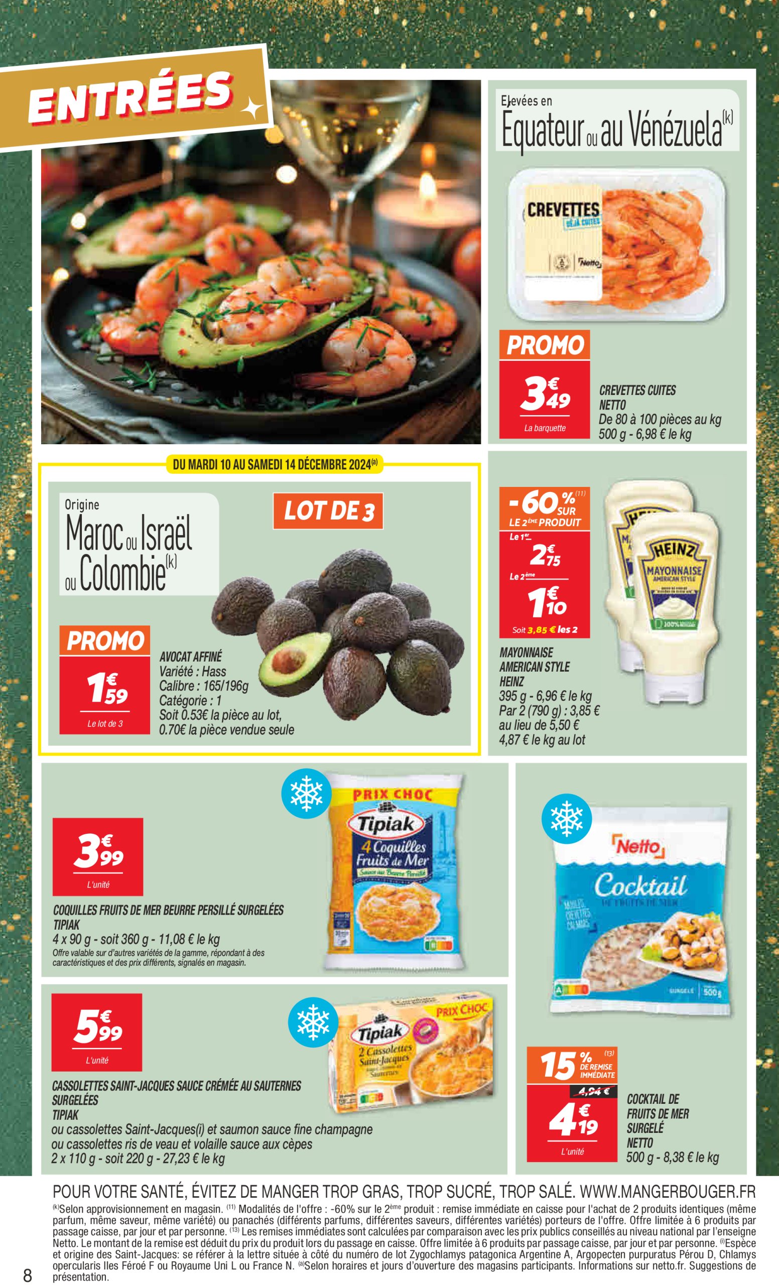 netto - Catalogue Netto - Le vrai Noël valable dès 10/12 - 16/12 - page: 8