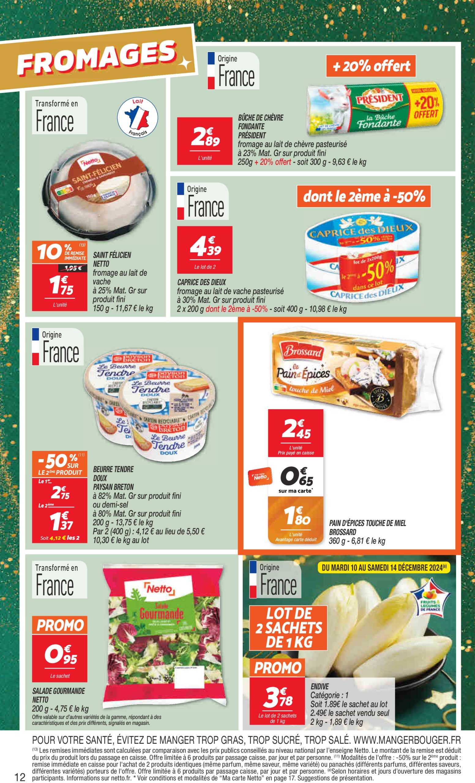 netto - Catalogue Netto - Le vrai Noël valable dès 10/12 - 16/12 - page: 12