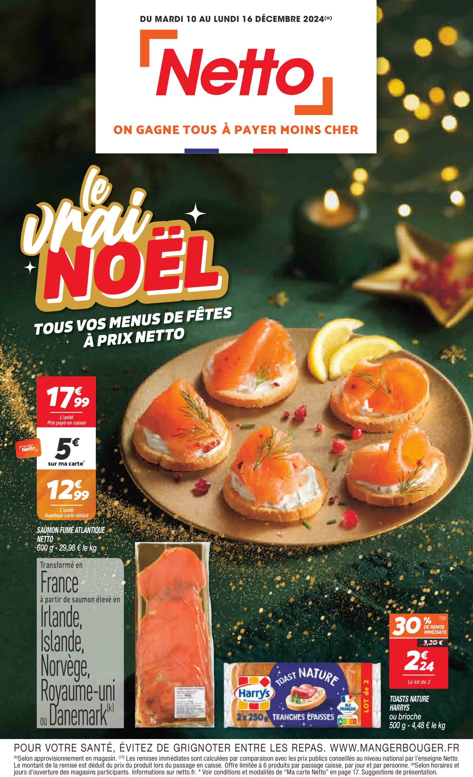 netto - Catalogue Netto - Le vrai Noël valable dès 10/12 - 16/12