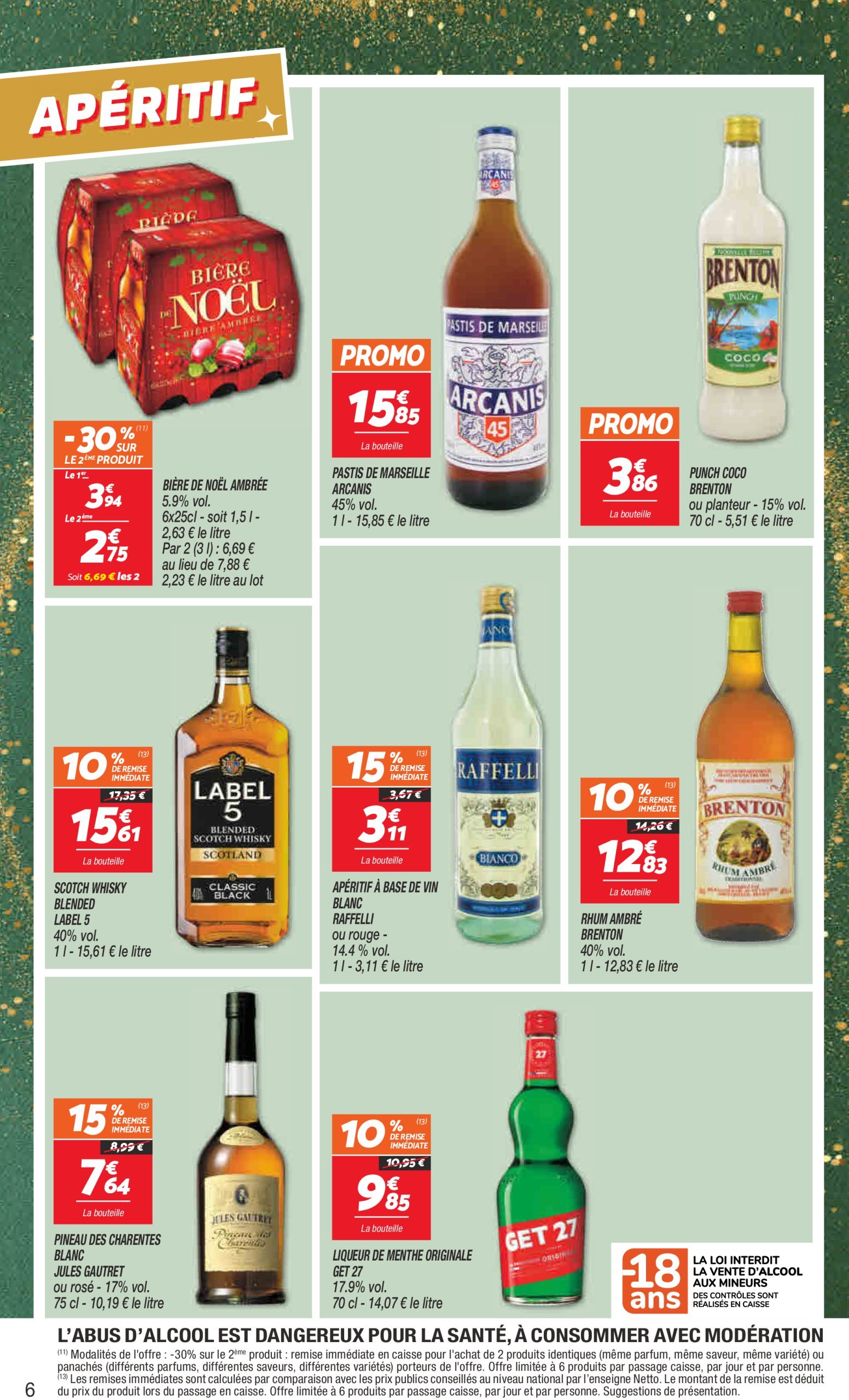 netto - Catalogue Netto - Le vrai Noël valable dès 10/12 - 16/12 - page: 6