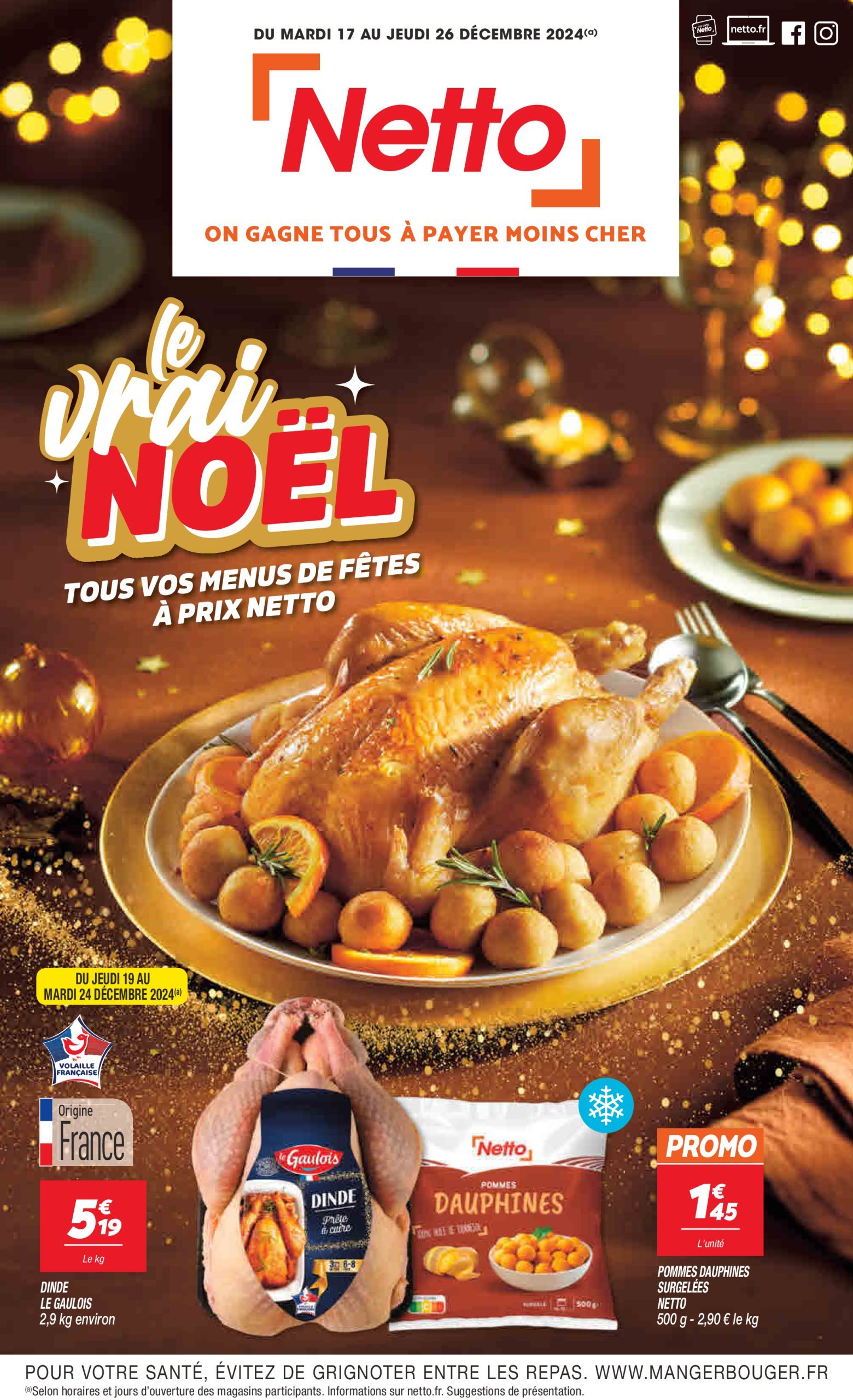 netto - Catalogue Netto - Noél valable dès 17/12 - 26/12