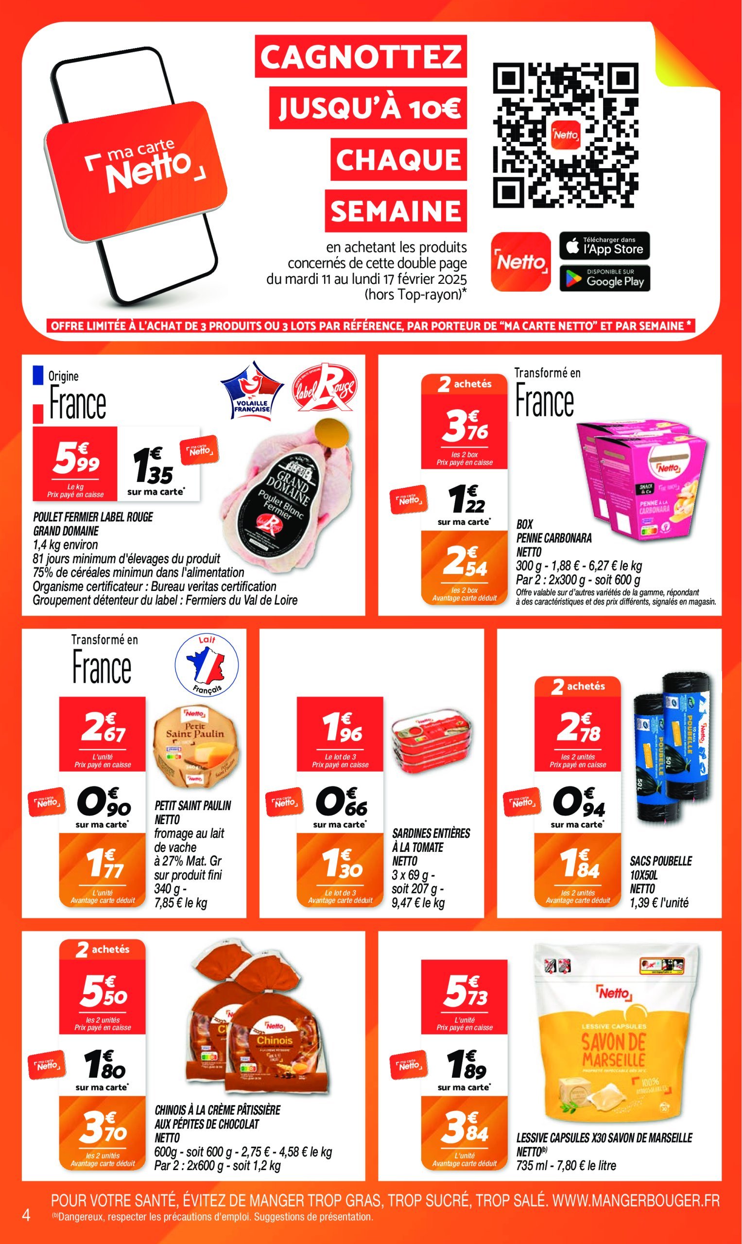 netto - Catalogue Netto valable dès 11/02 - 17/02 - page: 4