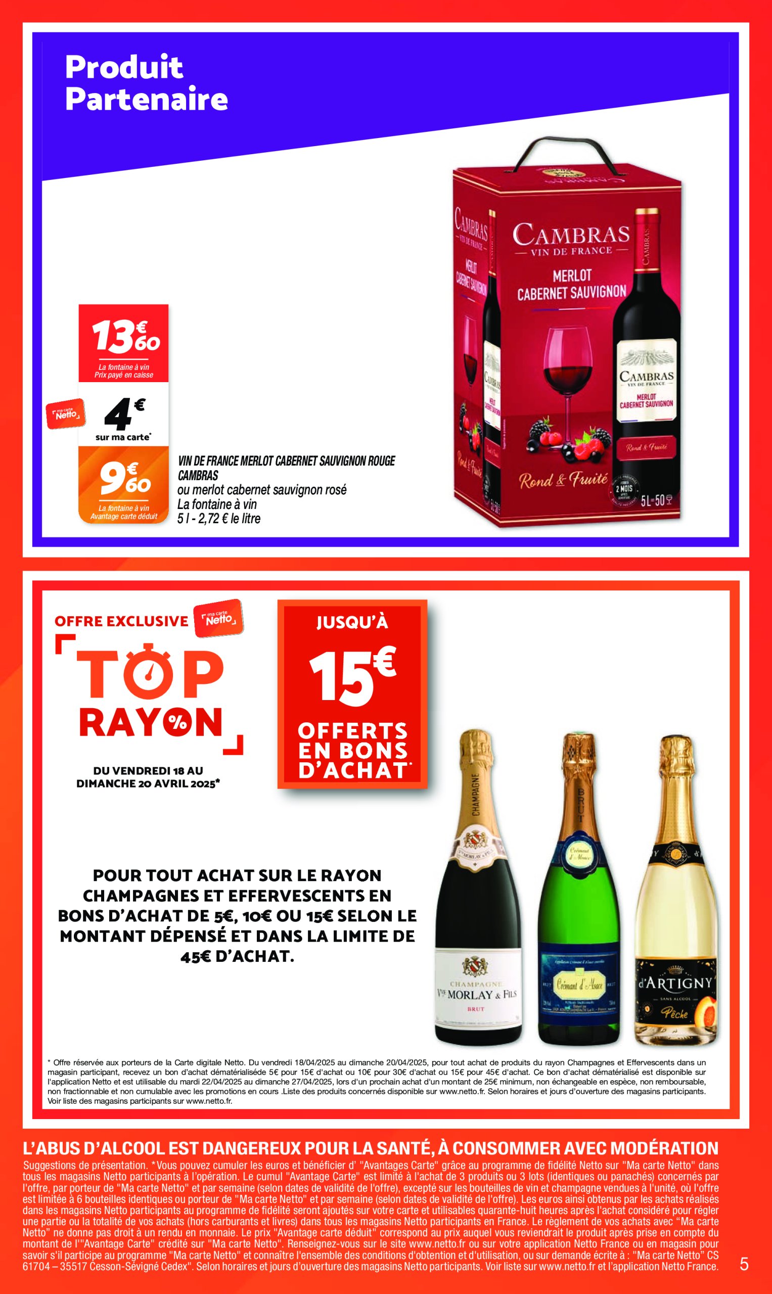 netto - Catalogue Netto - Pâques valable dès 15/04 - 21/04 - page: 5