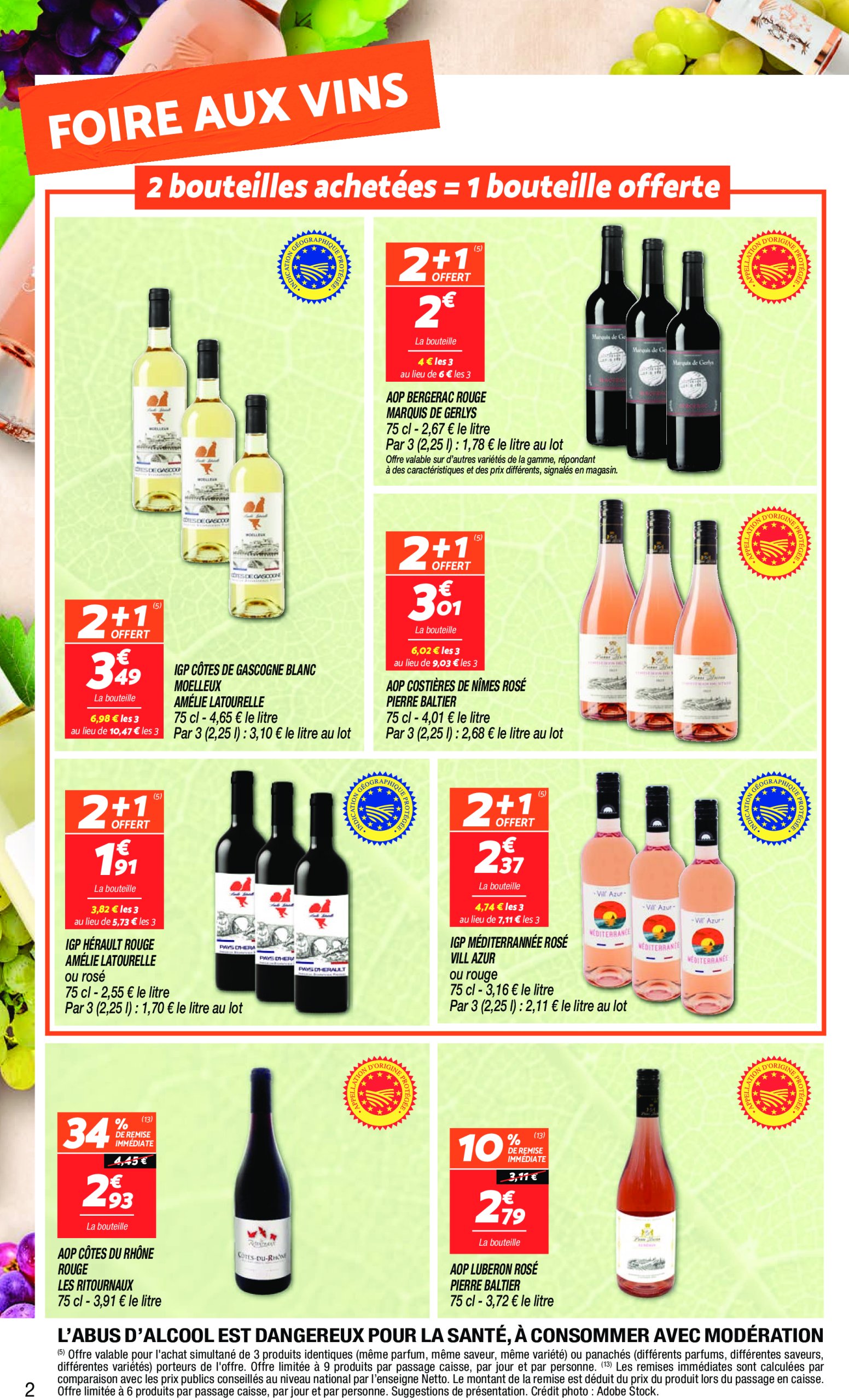 netto - Catalogue Netto - Foire aux Vins valable dès 22/04 - 28/04 - page: 2