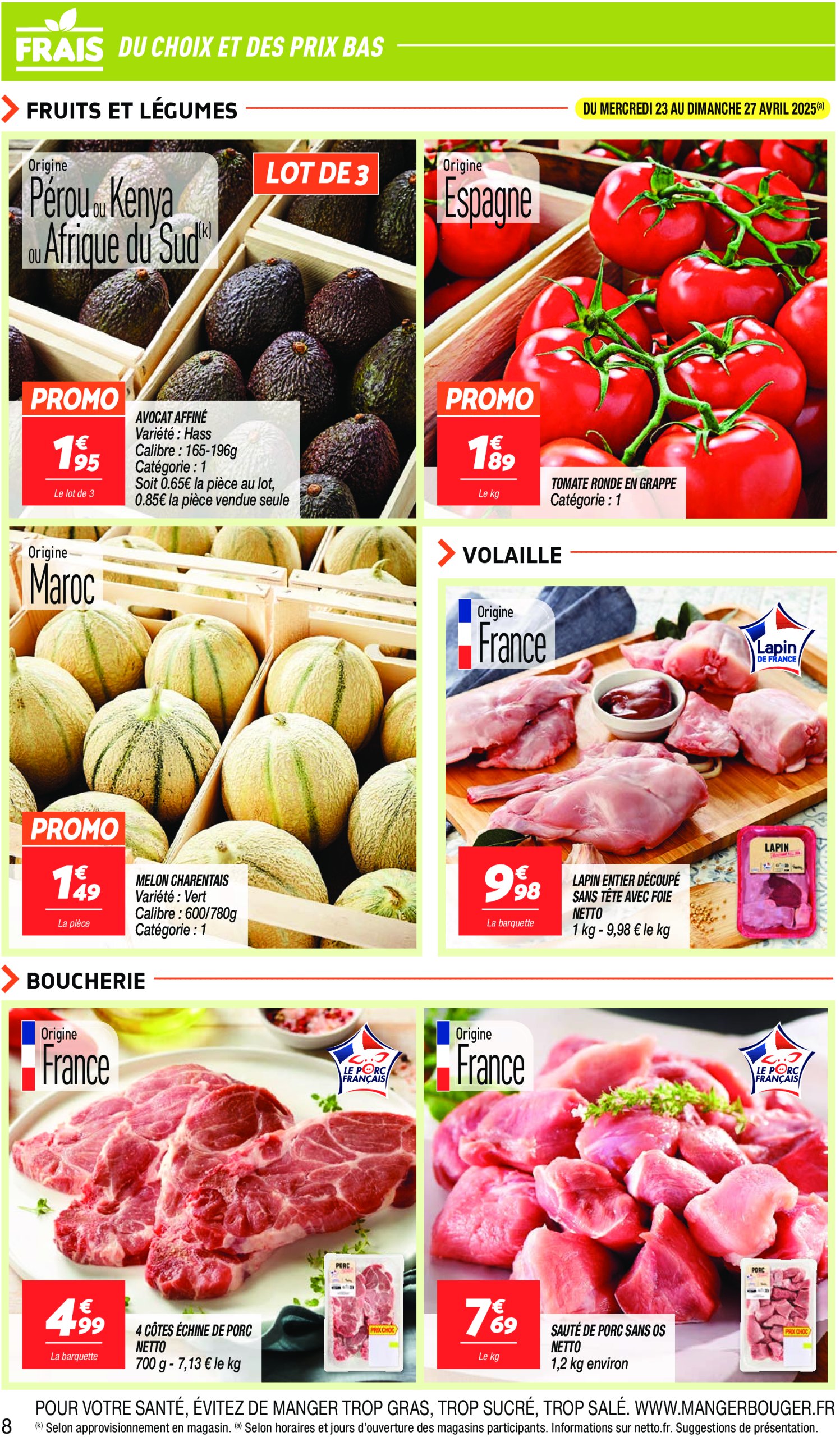netto - Catalogue Netto - Foire aux Vins valable dès 22/04 - 28/04 - page: 8