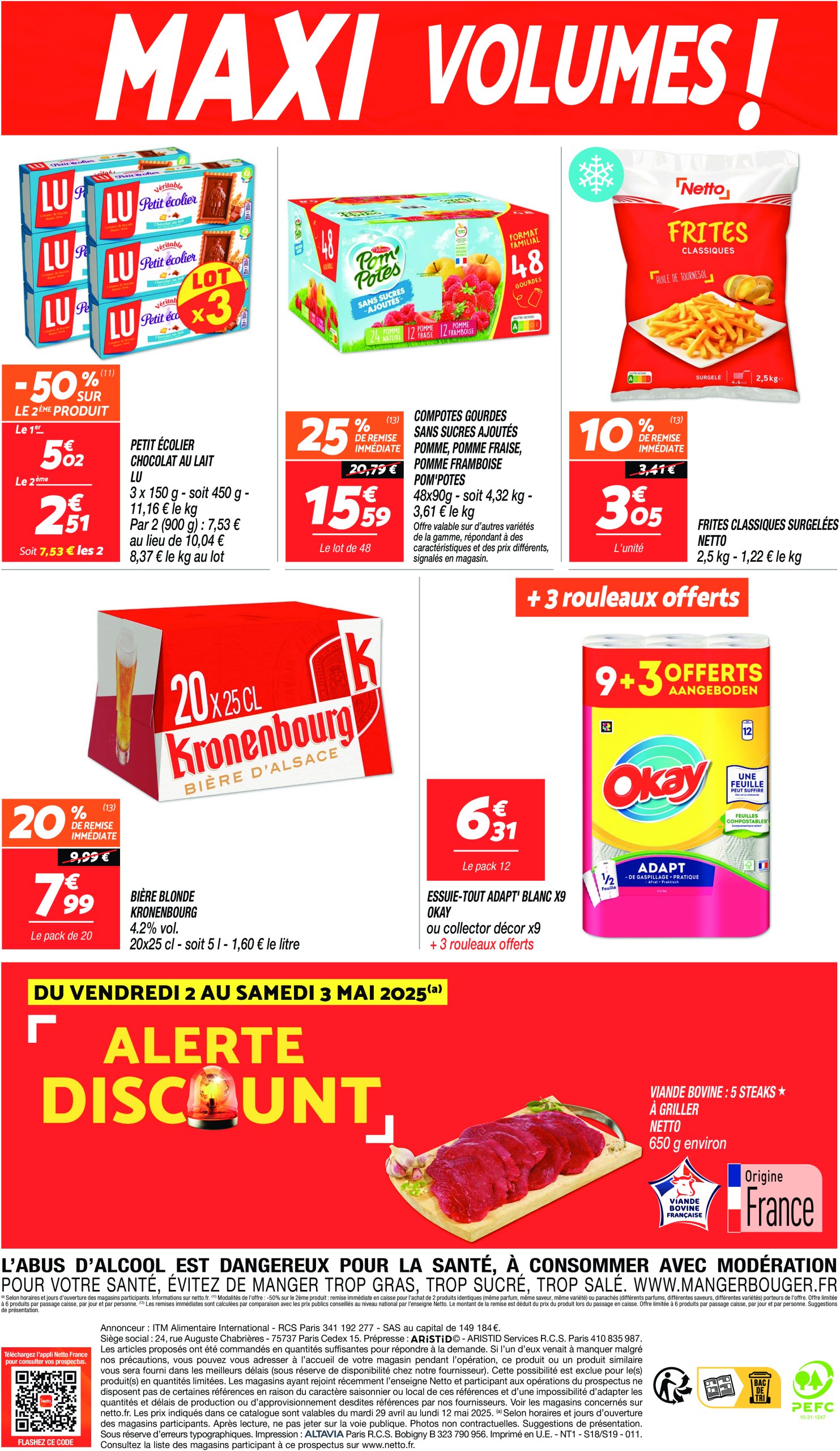 netto - Catalogue Netto - Maxi volumes valable dès 29/04 - 12/05 - page: 8