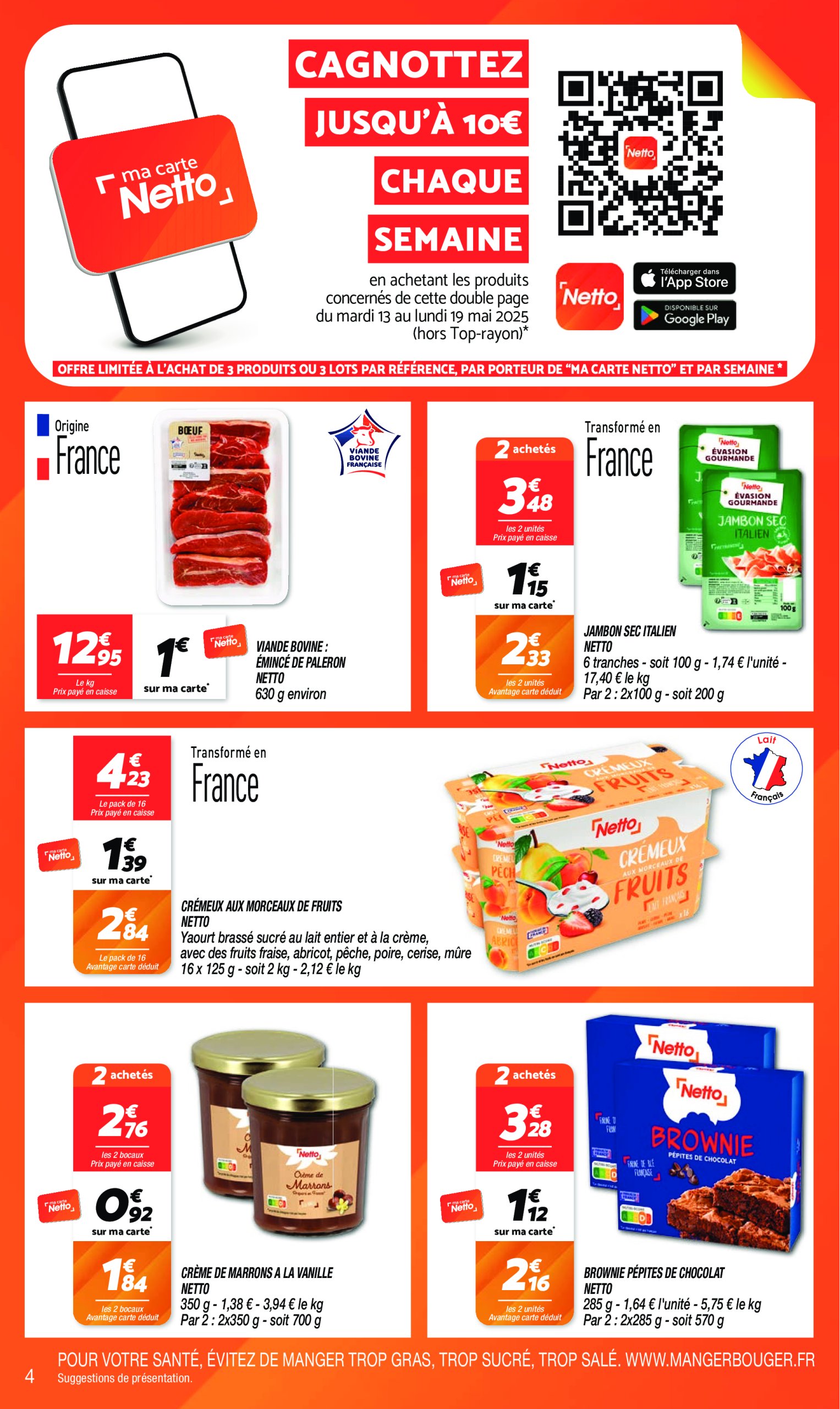 netto - Catalogue Netto valable dès 13/05 - 19/05 - page: 4