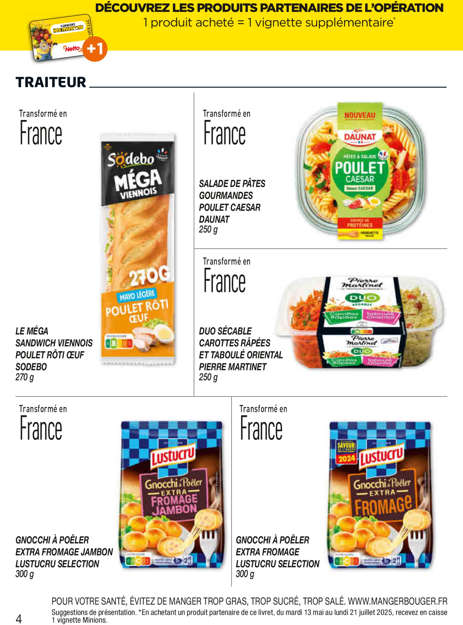 netto - Catalogue Netto - Les Minions Market Mania valable dès 13/05 - 21/07 - page: 4