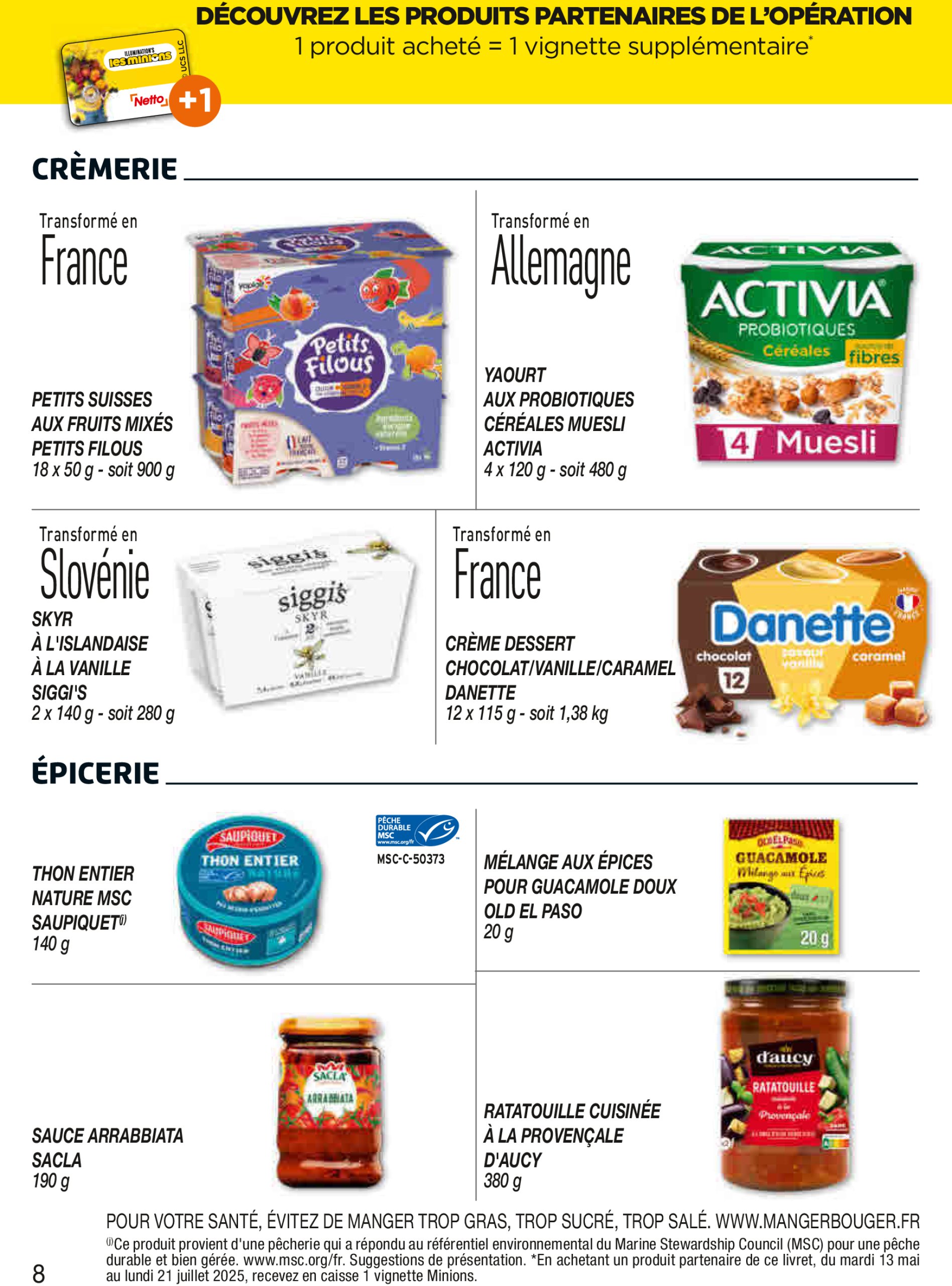 netto - Catalogue Netto - Les Minions Market Mania valable dès 13/05 - 21/07 - page: 8