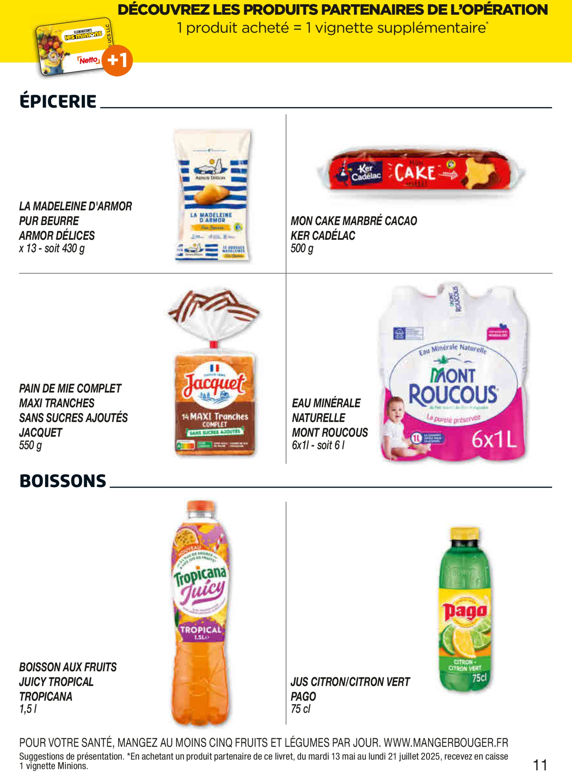 netto - Catalogue Netto - Les Minions Market Mania valable dès 13/05 - 21/07 - page: 11