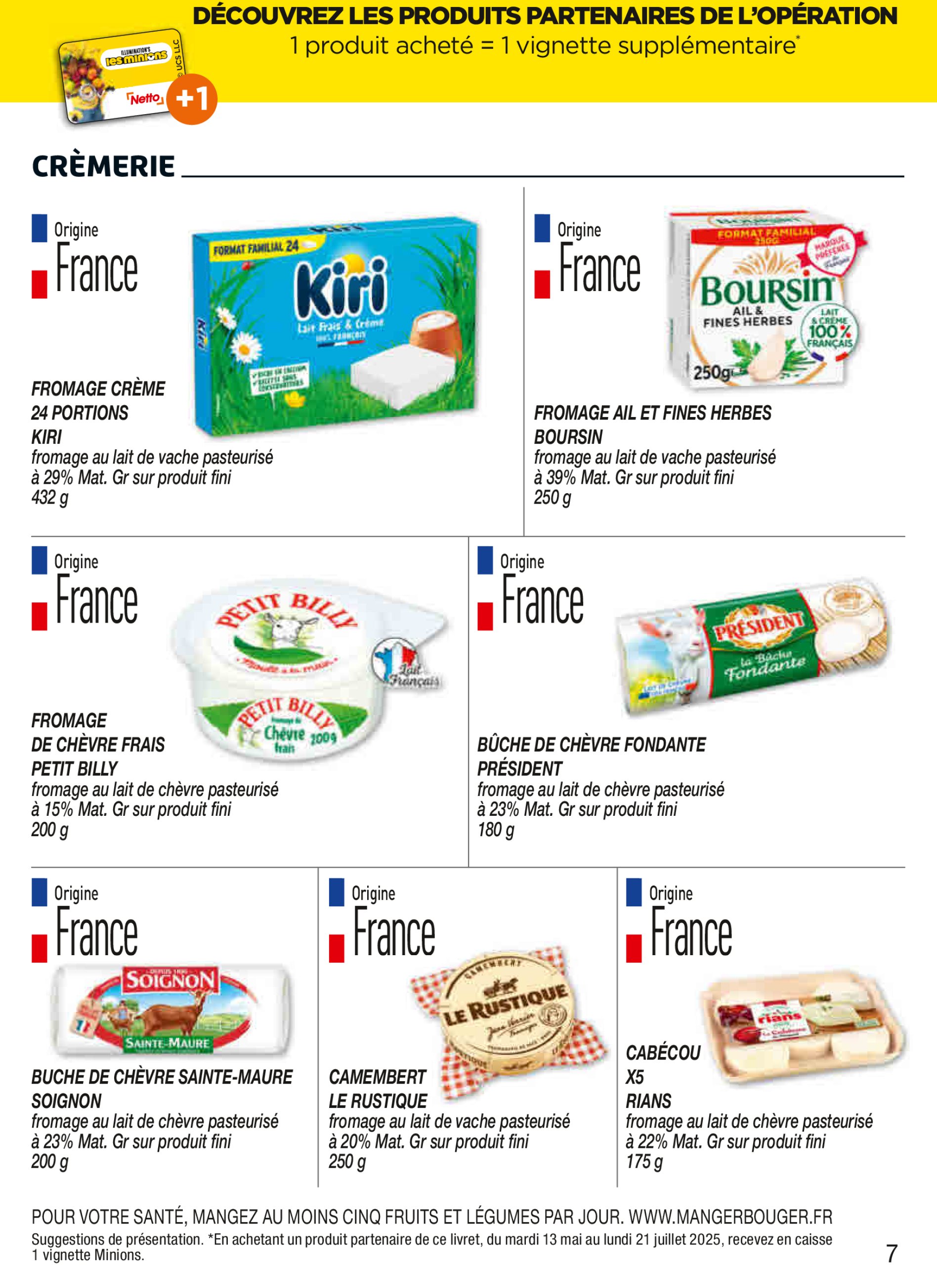 netto - Catalogue Netto - Les Minions Market Mania valable dès 13/05 - 21/07 - page: 7