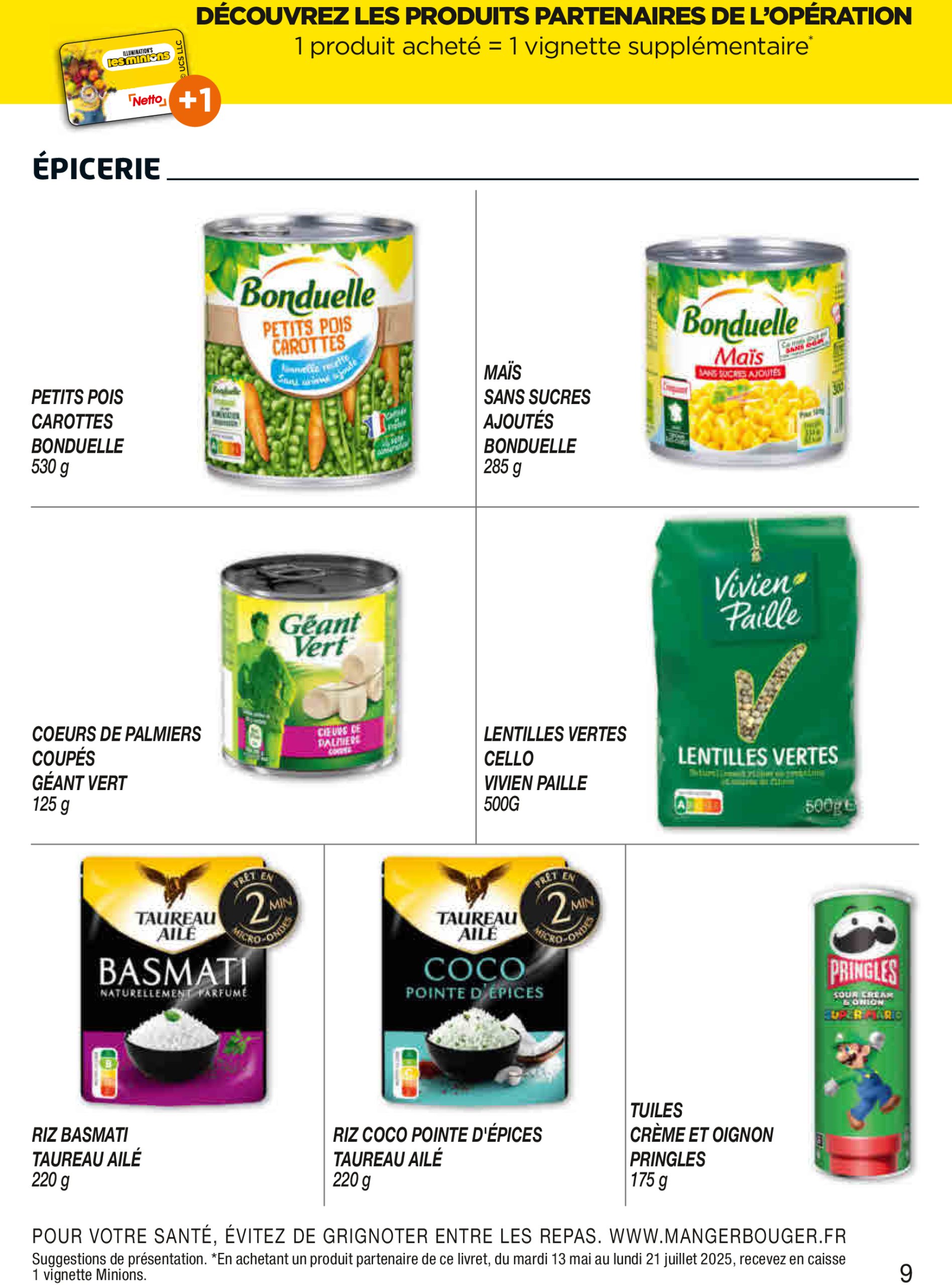 netto - Catalogue Netto - Les Minions Market Mania valable dès 13/05 - 21/07 - page: 9