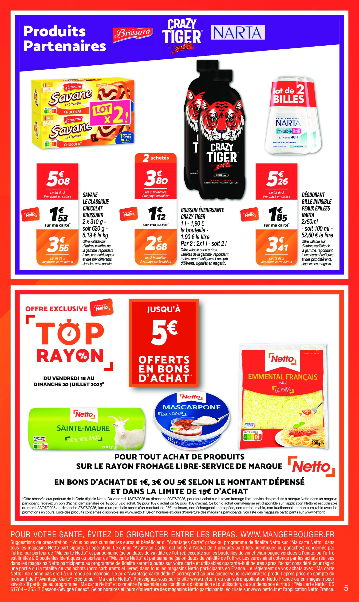 netto - Catalogue Netto valable du 15/07 au 21/07 - page: 5