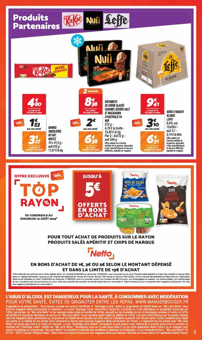 netto - Catalogue Netto valable du 05/08 au 11/08 - page: 5