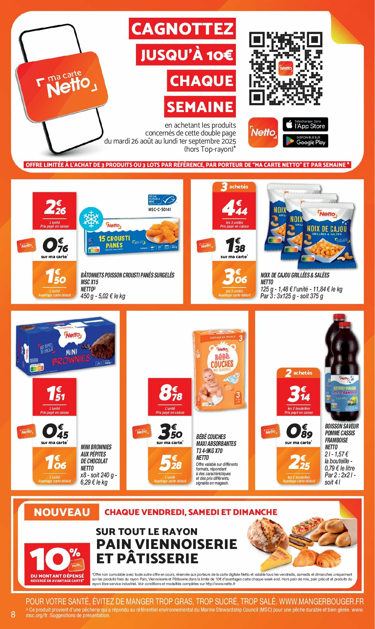 netto - Catalogue Netto valable du 26/08 au 01/09 - page: 8