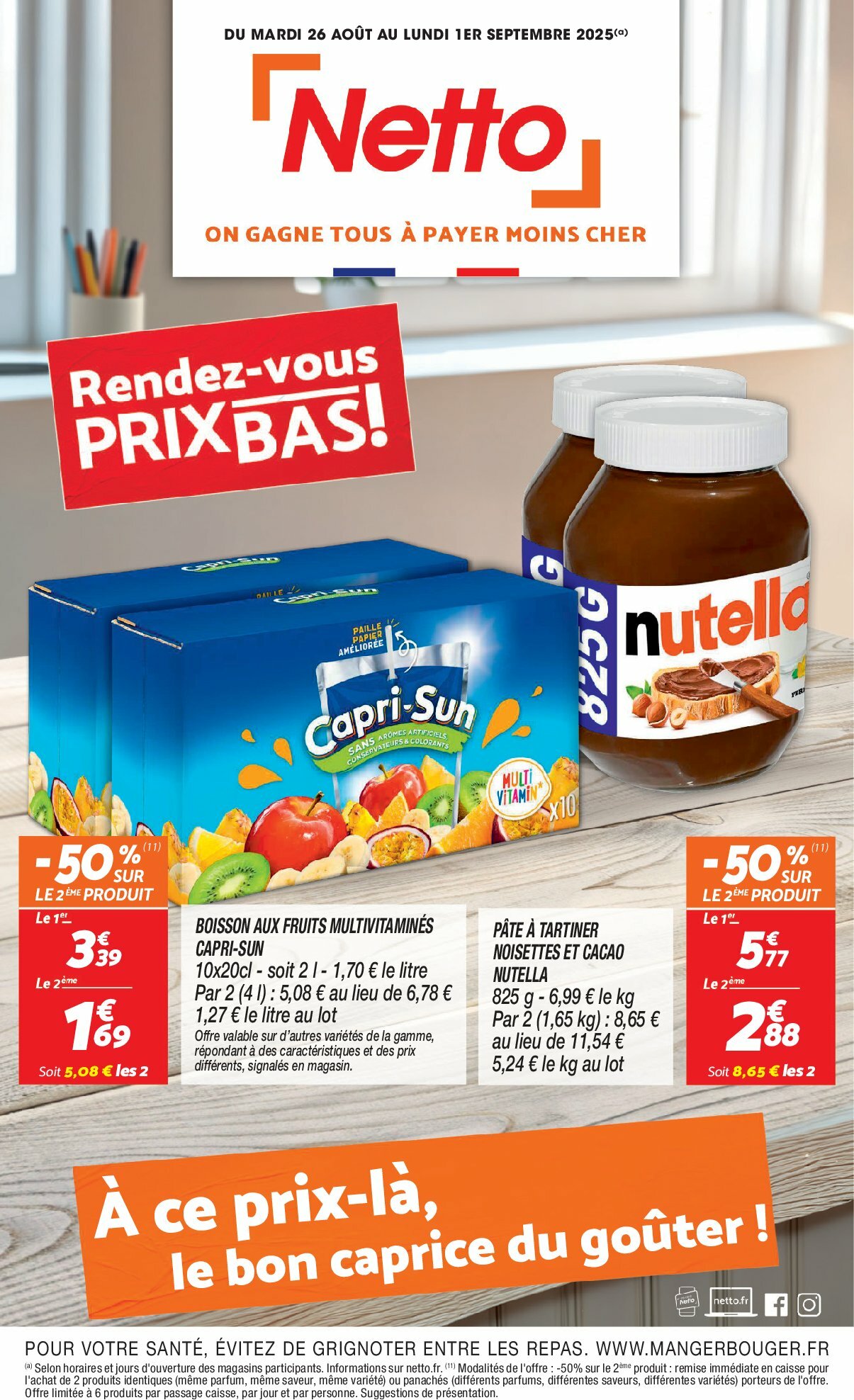 netto - Catalogue Netto valable du 26/08 au 01/09