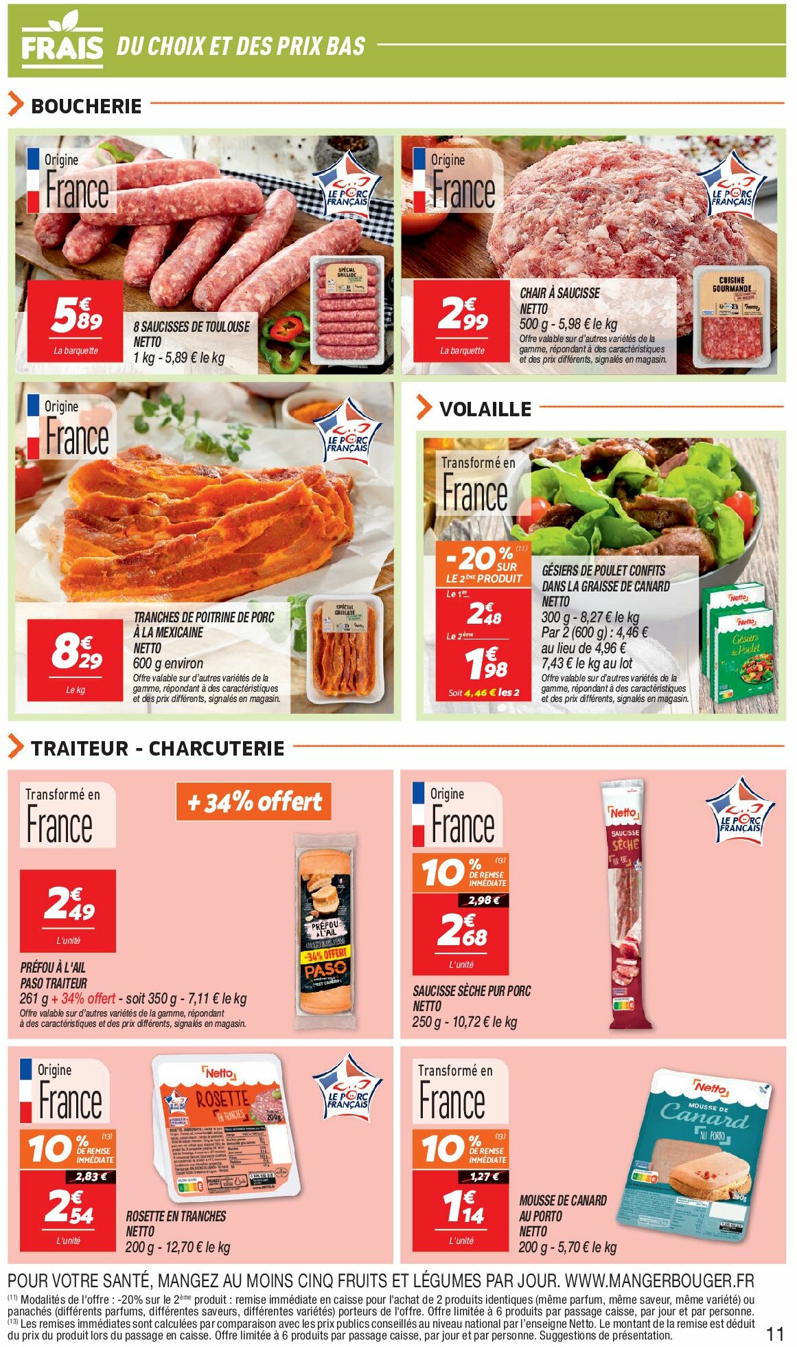 netto - Catalogue Netto valable du 26/08 au 01/09 - page: 11