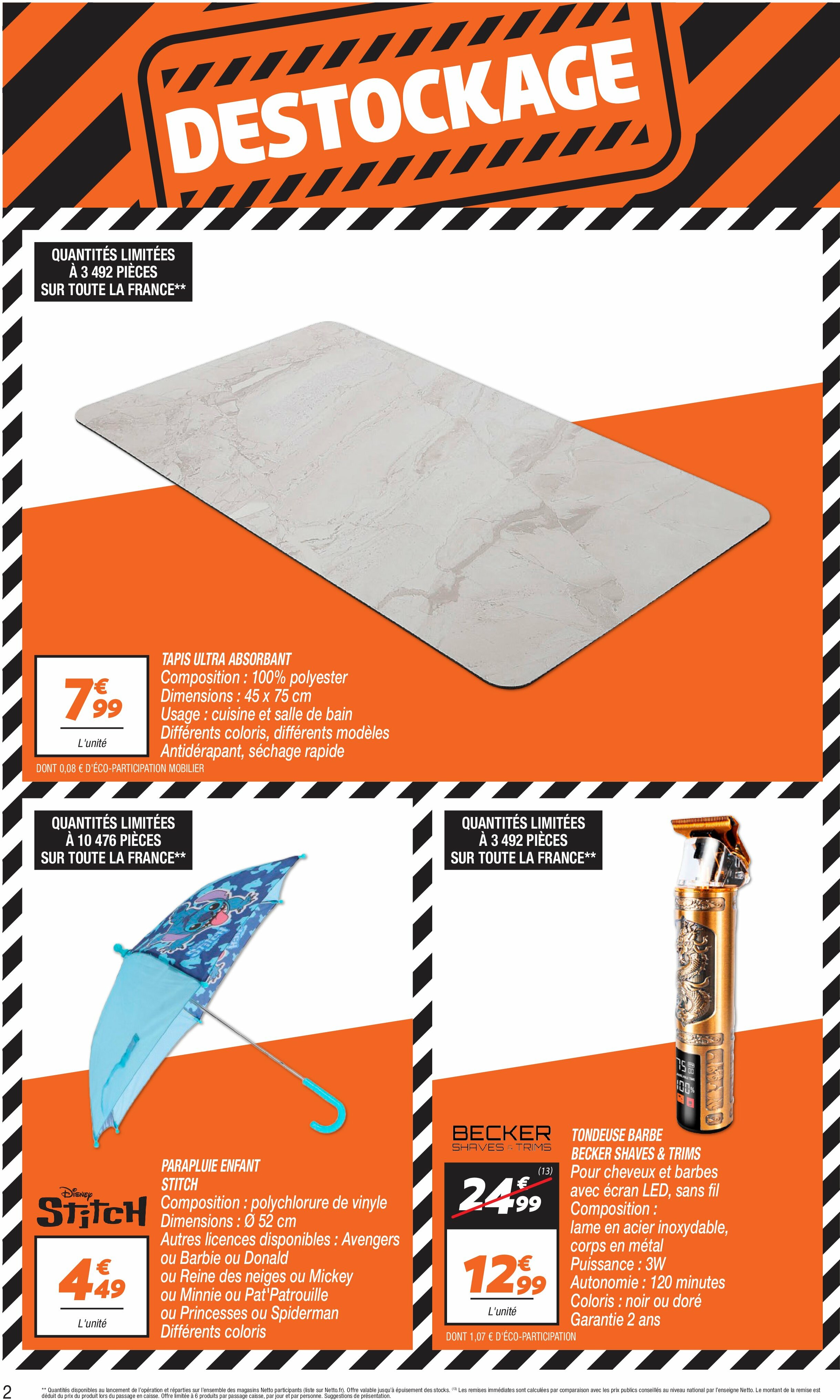 netto - Catalogue Netto - Destockage valable du 02/09 au 30/09 - page: 2