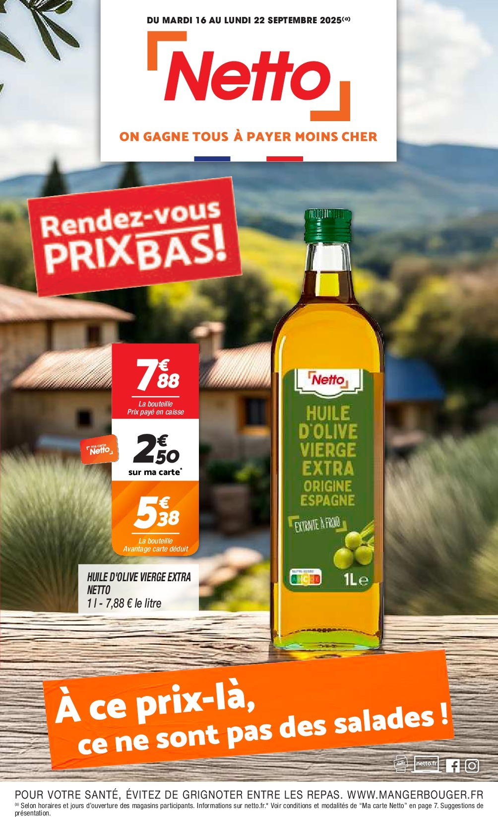 netto - Catalogue Netto valable du 16/09 au 22/09 - page: 1