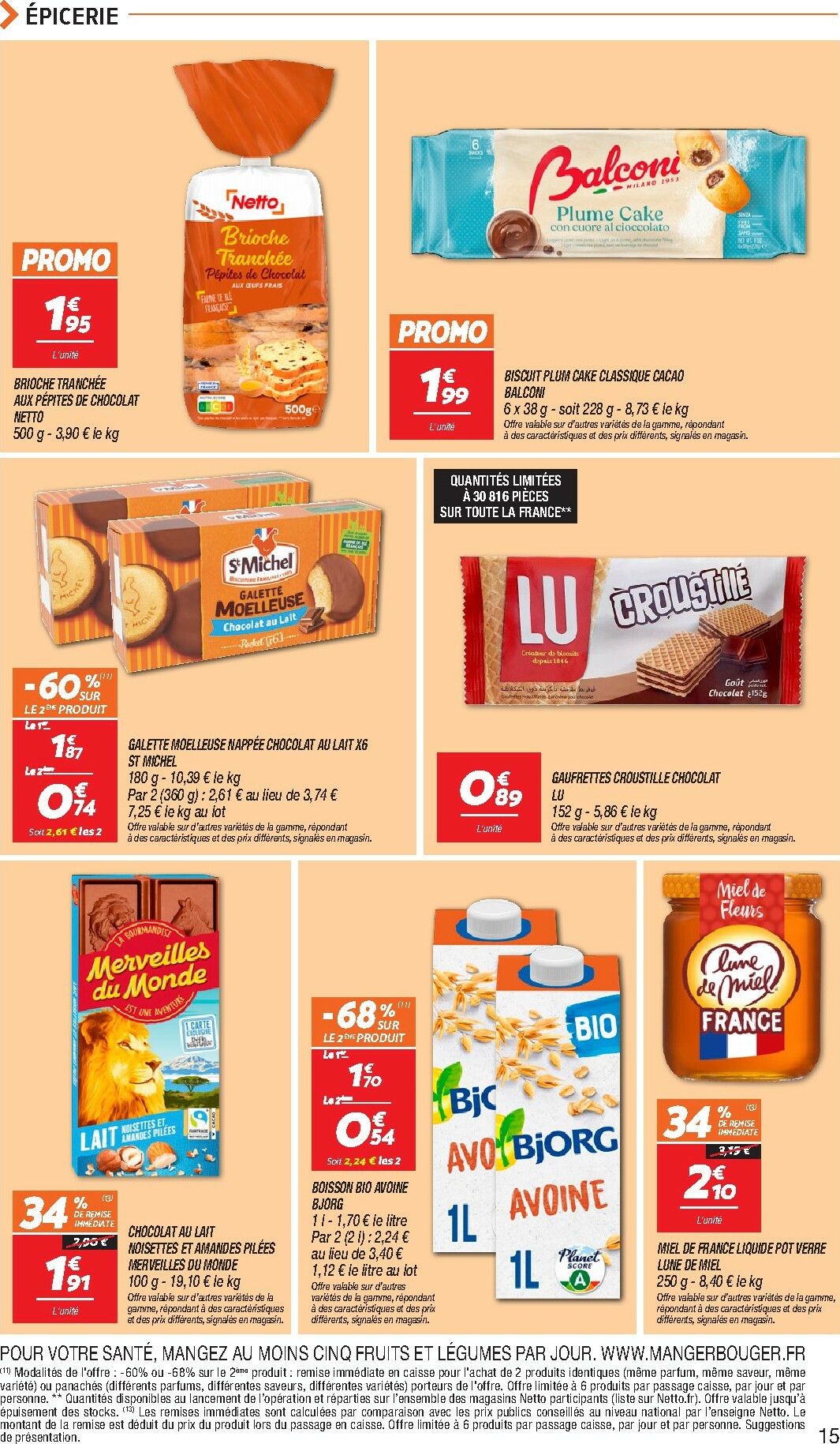 netto - Catalogue Netto - Les Jours Ma Carte valable du 07/10 au 13/10 - page: 15