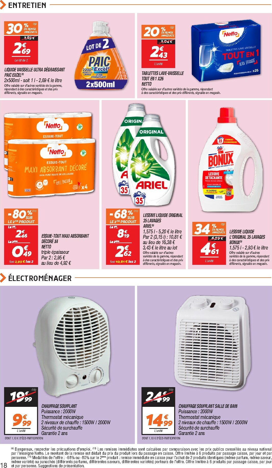 netto - Catalogue Netto - Les Jours Ma Carte valable du 07/10 au 13/10 - page: 18