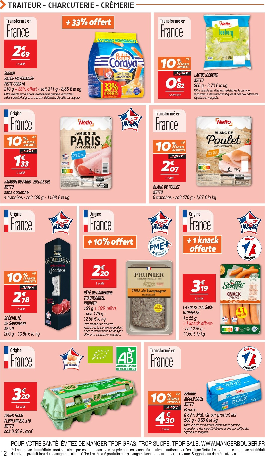 netto - Catalogue Netto - Les Jours Ma Carte valable du 07/10 au 13/10 - page: 12