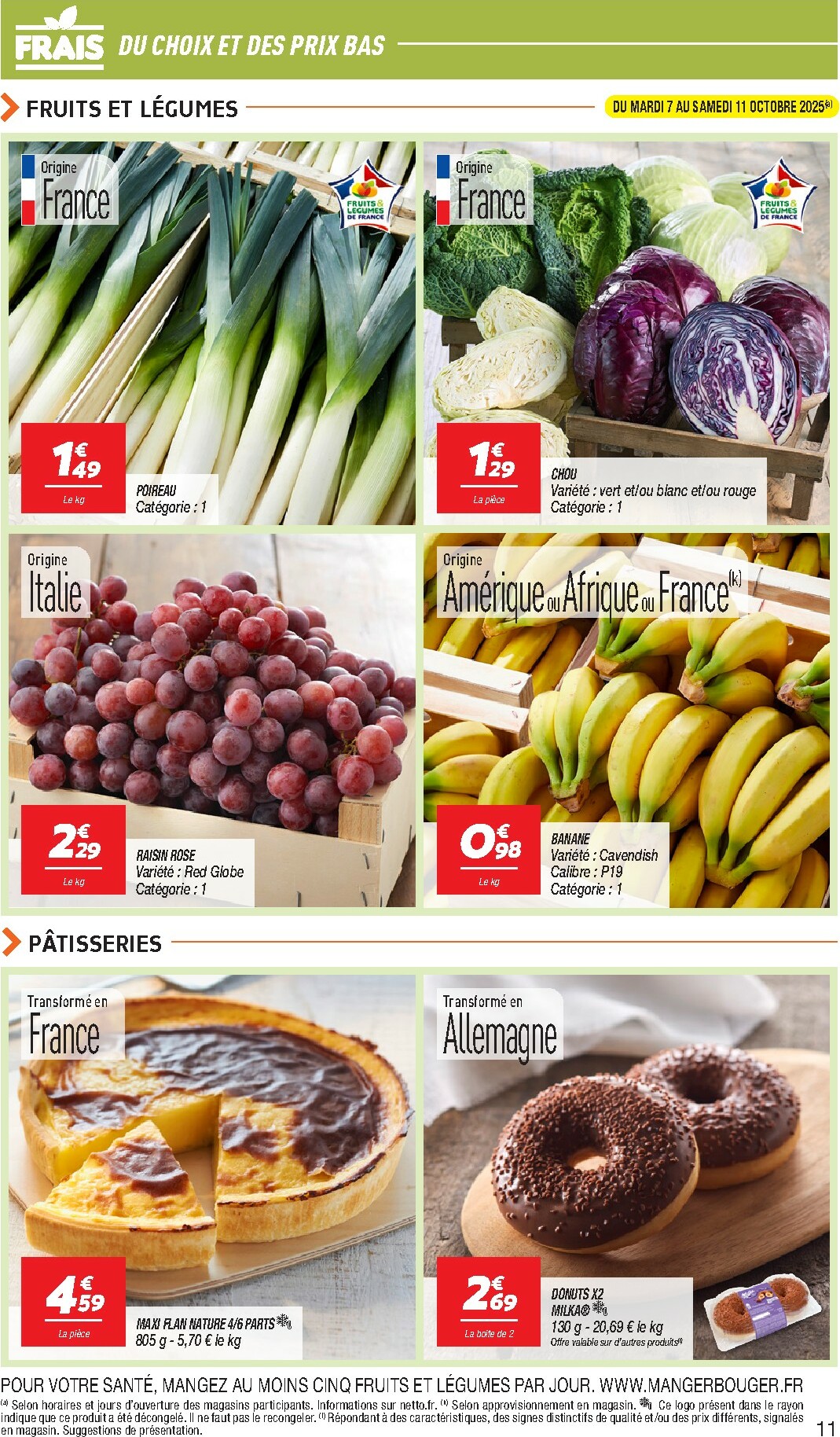 netto - Catalogue Netto - Les Jours Ma Carte valable du 07/10 au 13/10 - page: 11