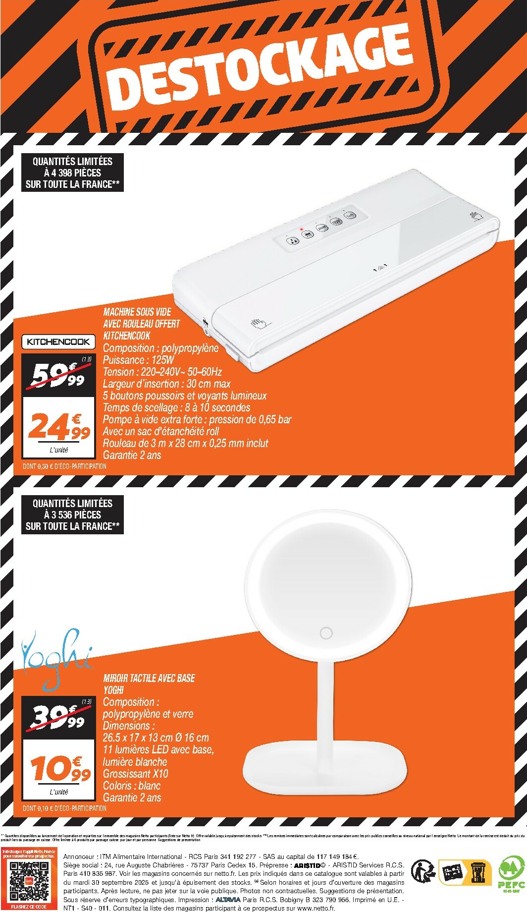 netto - Catalogue Netto - Spécial Destockage valable du 30/09 au 31/10 - page: 4