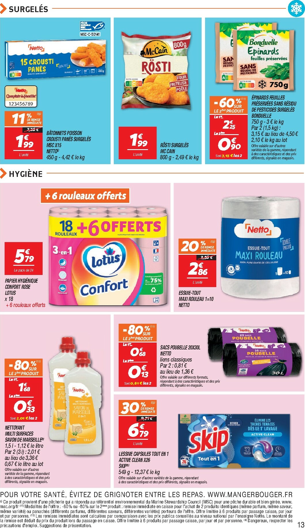 netto - Catalogue Netto - Les Jours Ma Carte valable du 14/10 au 20/10 - page: 13