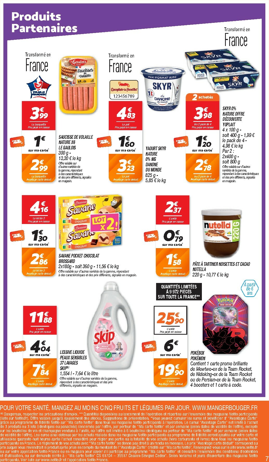 netto - Catalogue Netto - Les Jours Ma Carte valable du 14/10 au 20/10 - page: 7