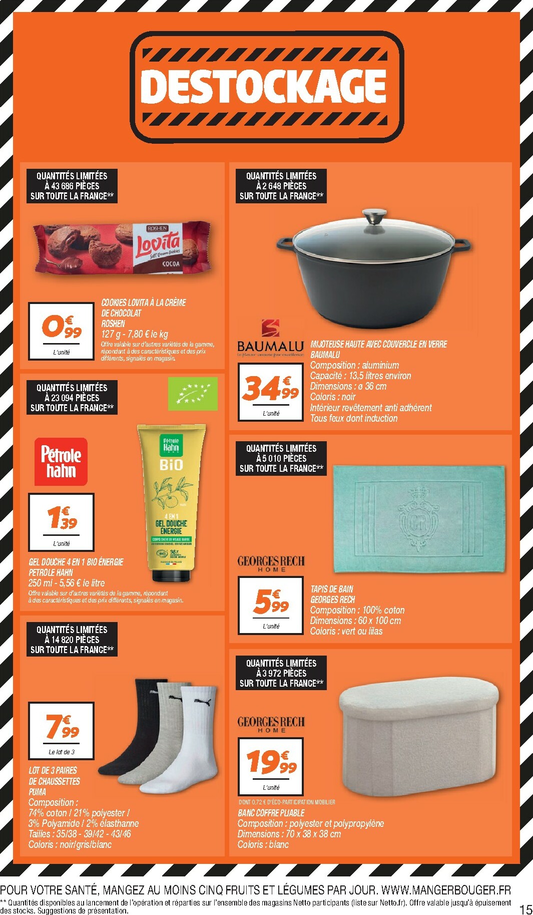 netto - Catalogue Netto - Les Jours Ma Carte valable du 14/10 au 20/10 - page: 15