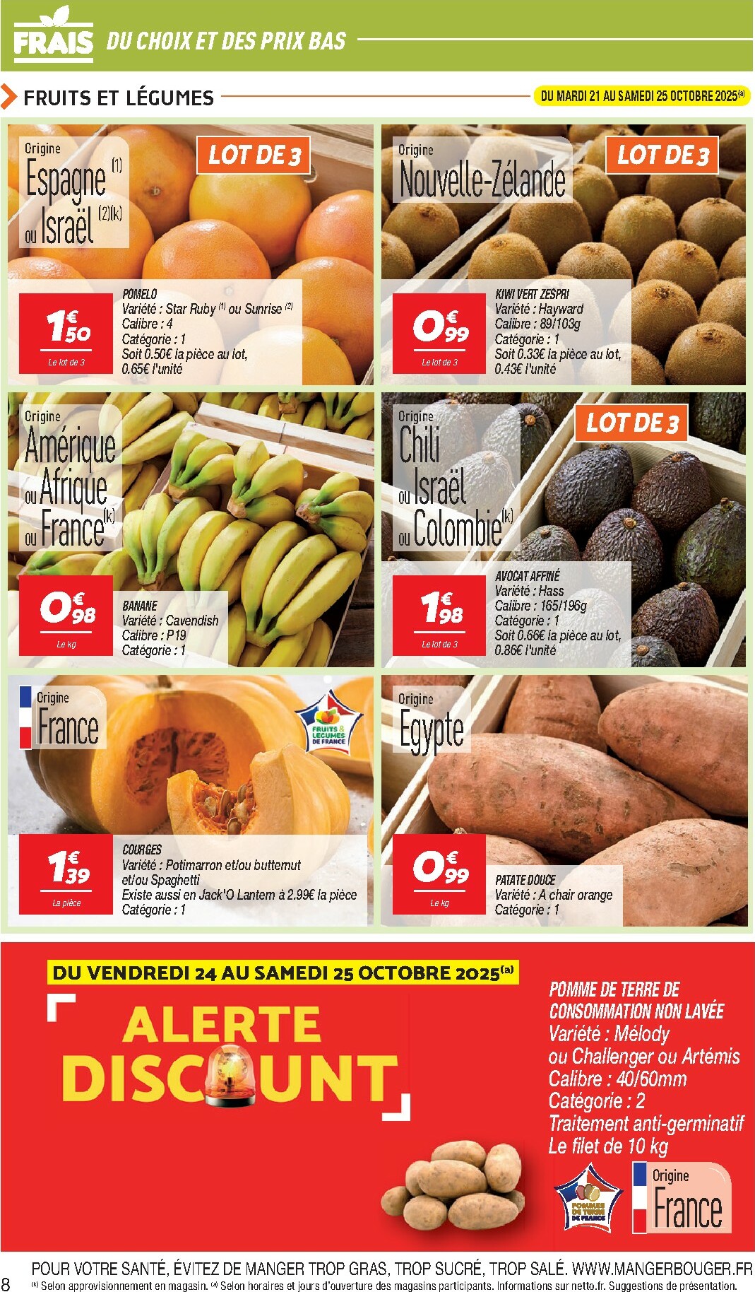 netto - Catalogue Netto - Les Jours Ma Carte valable du 21/10 au 27/10 - page: 8