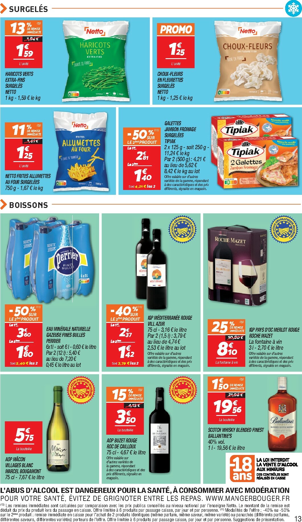 netto - Catalogue Netto - Les Jours Ma Carte valable du 21/10 au 27/10 - page: 13