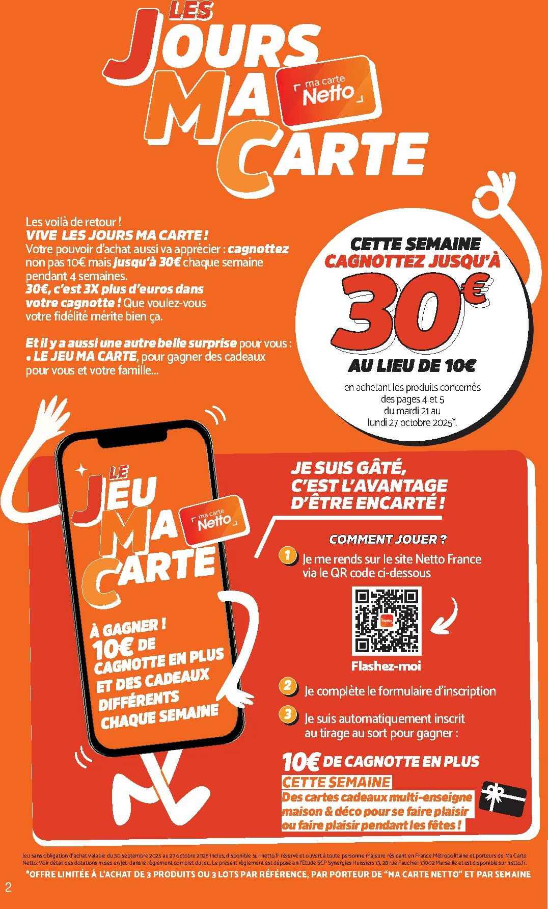 netto - Catalogue Netto - Les Jours Ma Carte valable du 21/10 au 27/10 - page: 2