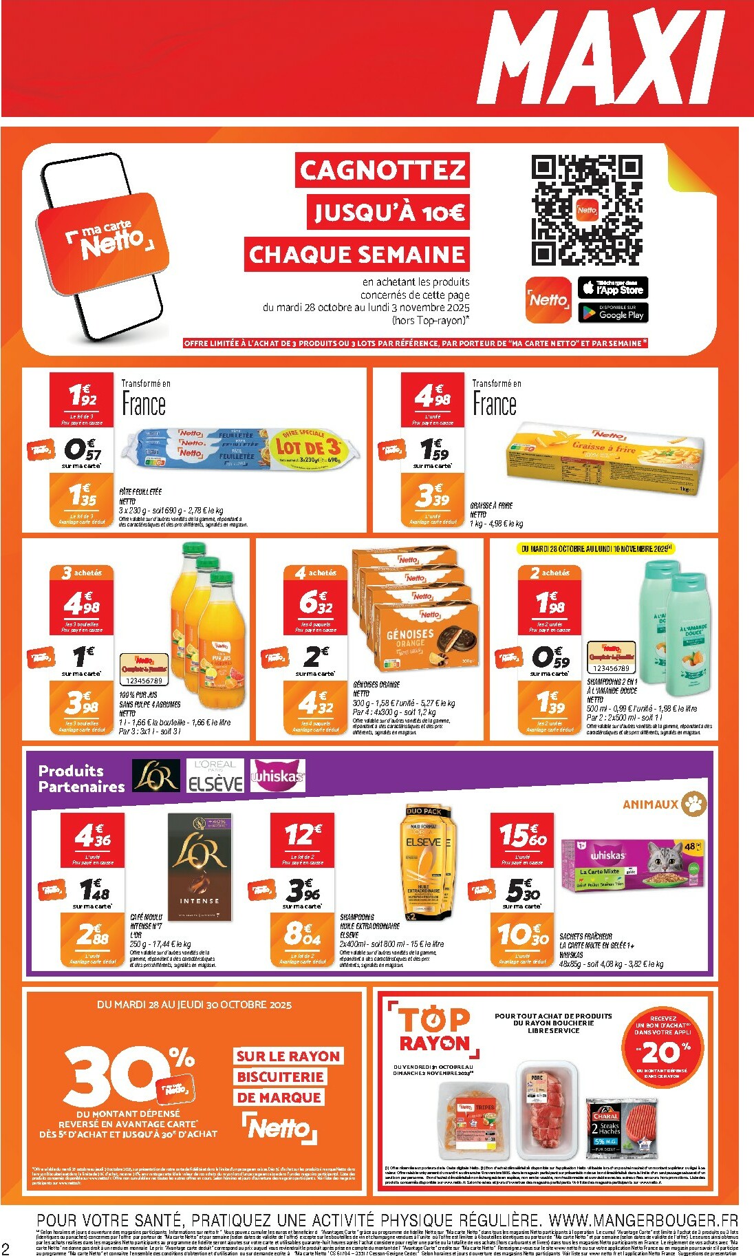 netto - Catalogue Netto - Maxi volumes valable du 28/10 au 10/11 - page: 2