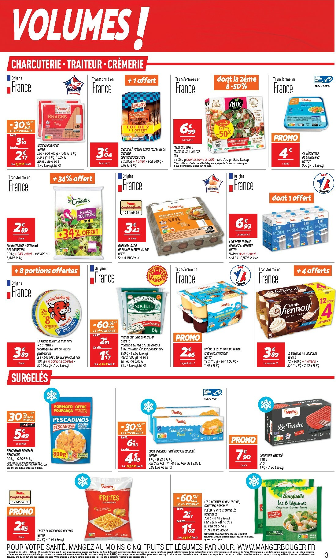 netto - Catalogue Netto - Maxi volumes valable du 28/10 au 10/11 - page: 3