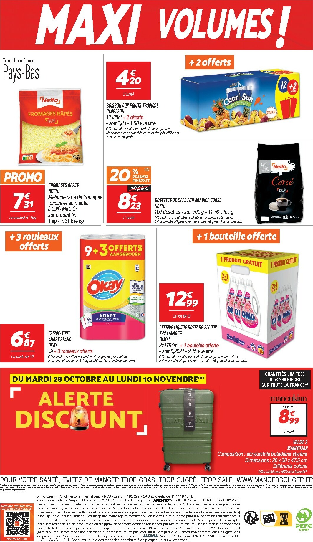 netto - Catalogue Netto - Maxi volumes valable du 28/10 au 10/11 - page: 8