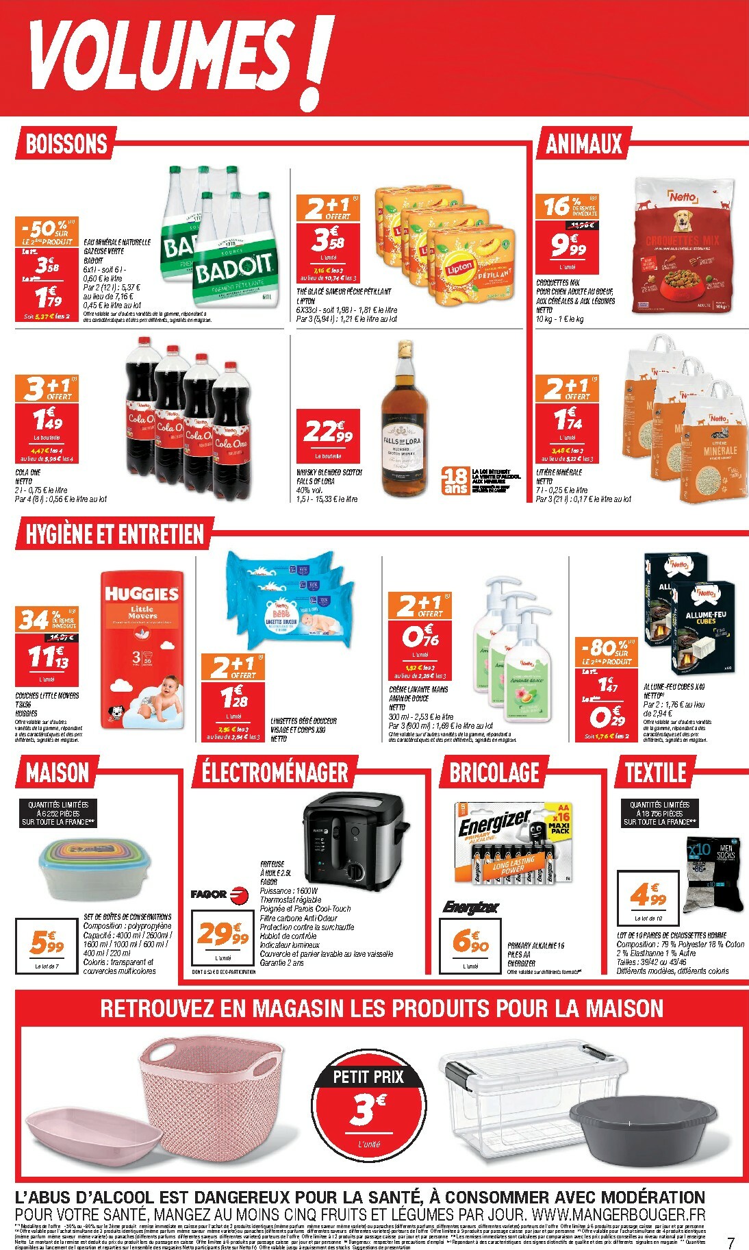 netto - Catalogue Netto - Maxi volumes valable du 28/10 au 10/11 - page: 7