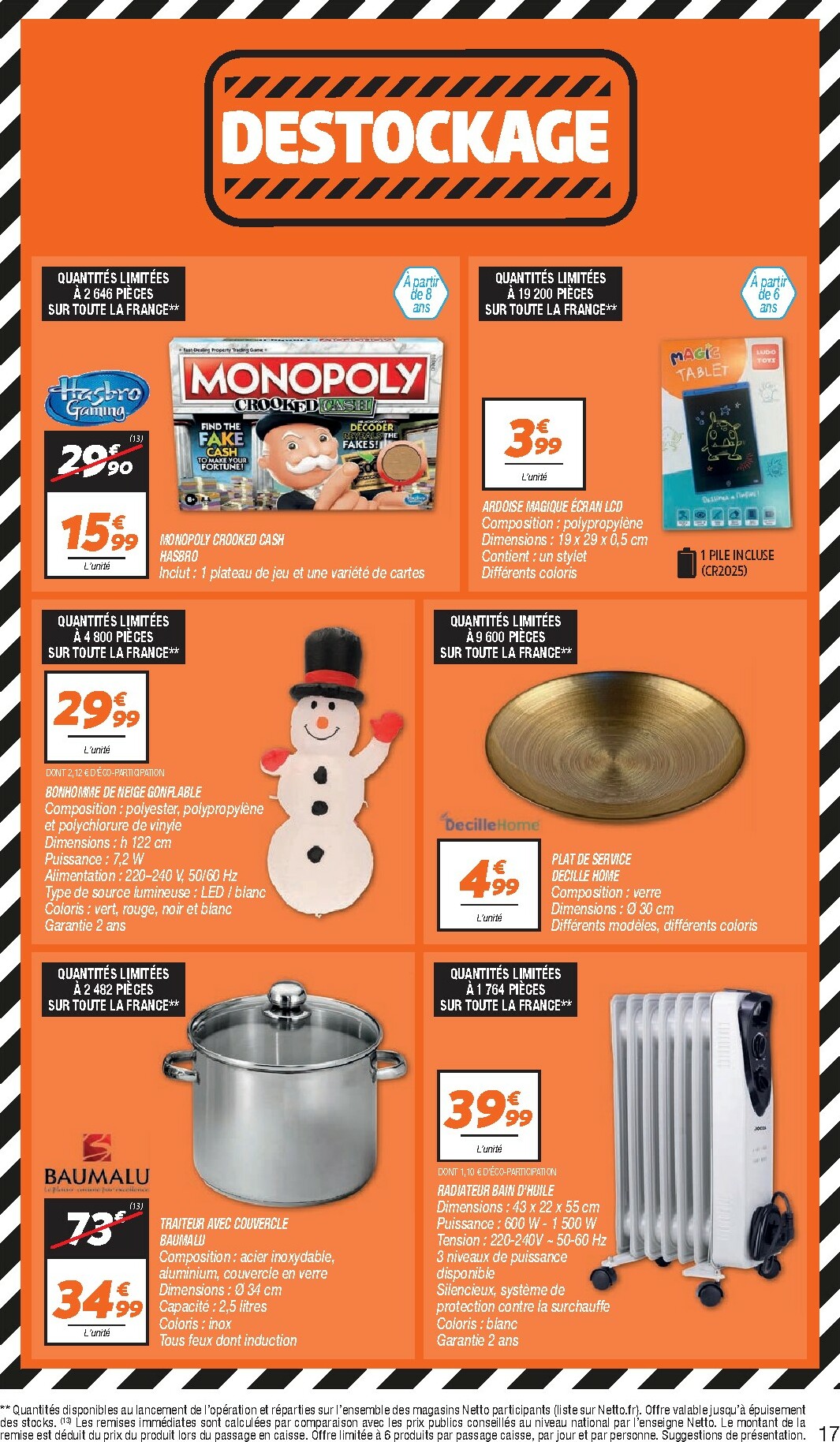 netto - Catalogue Netto - Immanquables valable du 04/11 au 10/11 - page: 17