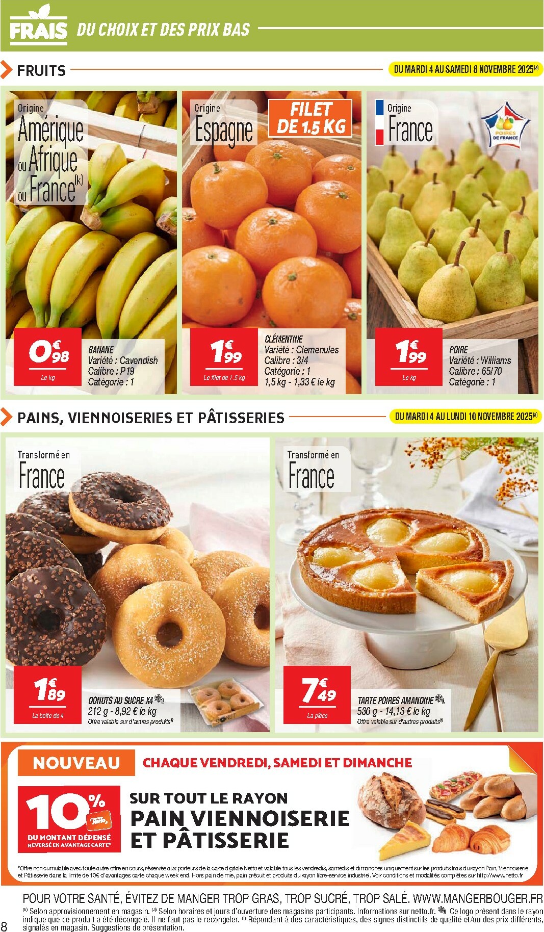 netto - Catalogue Netto - Immanquables valable du 04/11 au 10/11 - page: 8