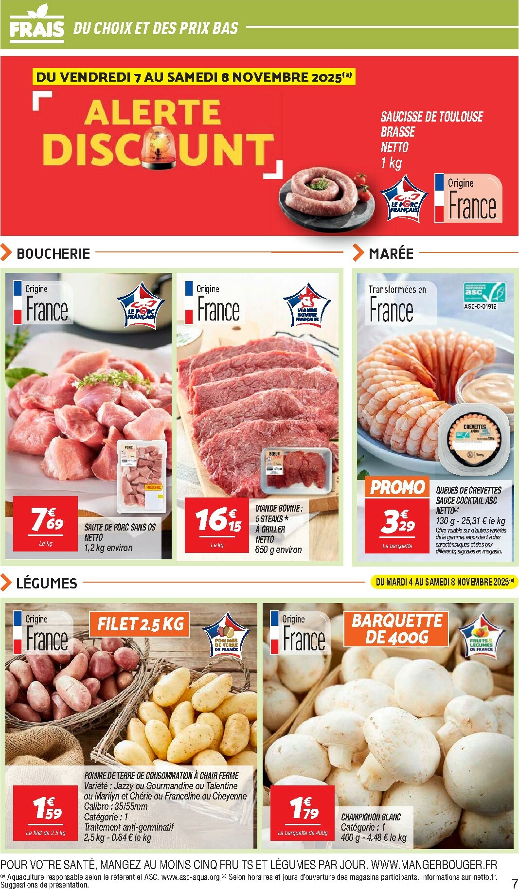 netto - Catalogue Netto - Immanquables valable du 04/11 au 10/11 - page: 7