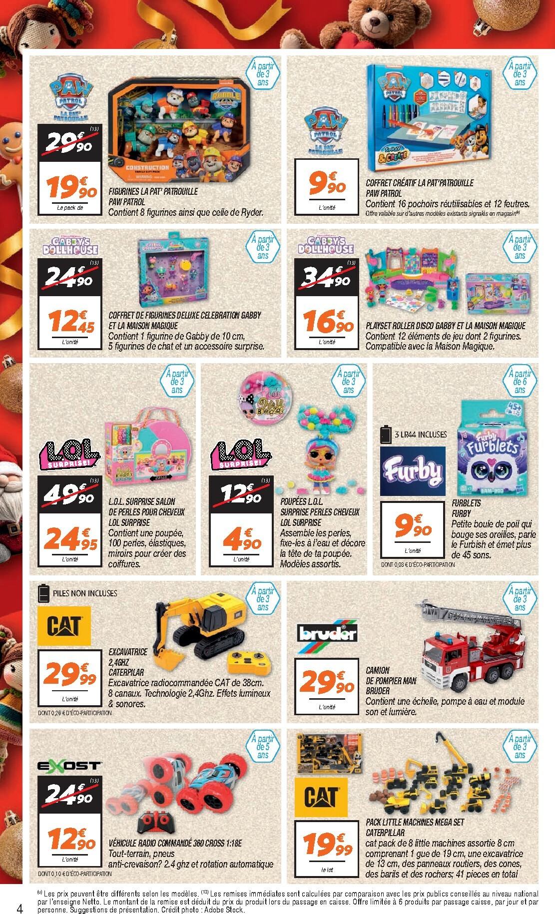 netto - Catalogue Netto - Spécial jouets valable du 04/11 au 01/12 - page: 4