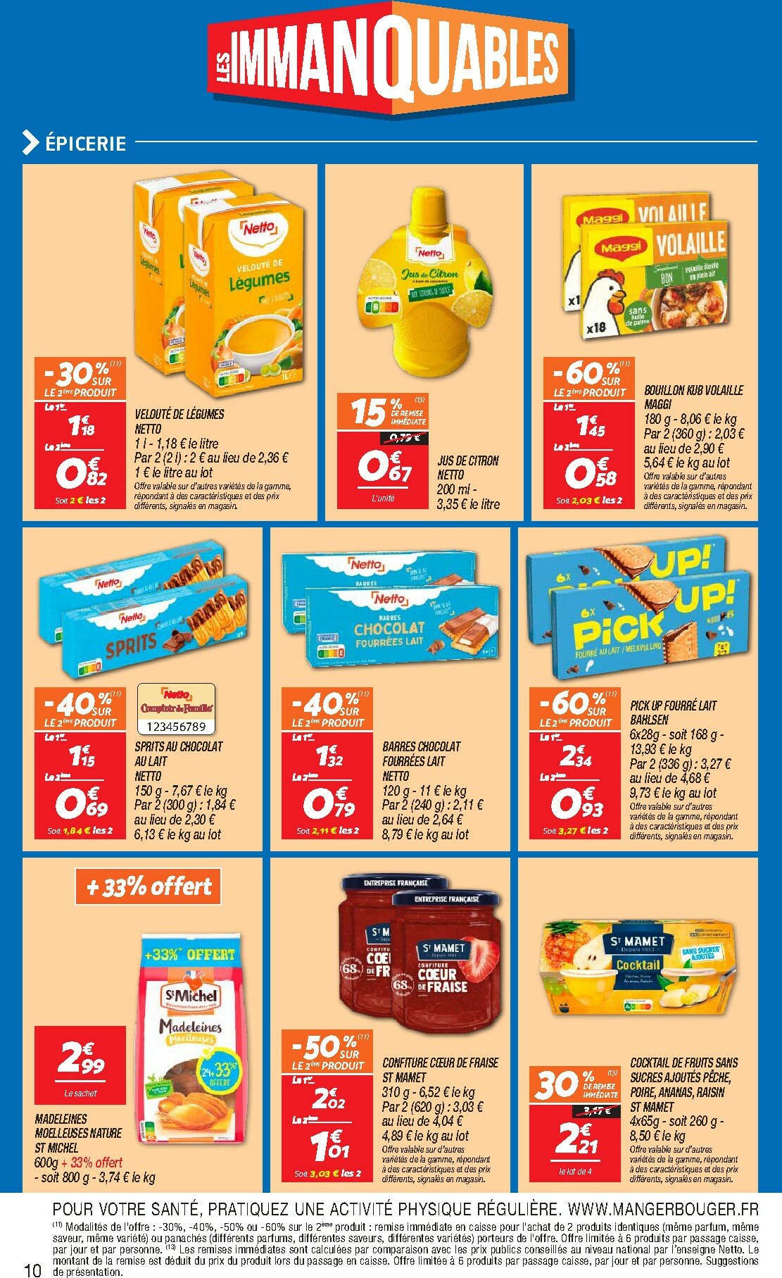 netto - Catalogue Netto - Immanquables valable du 11/11 au 17/11 - page: 10