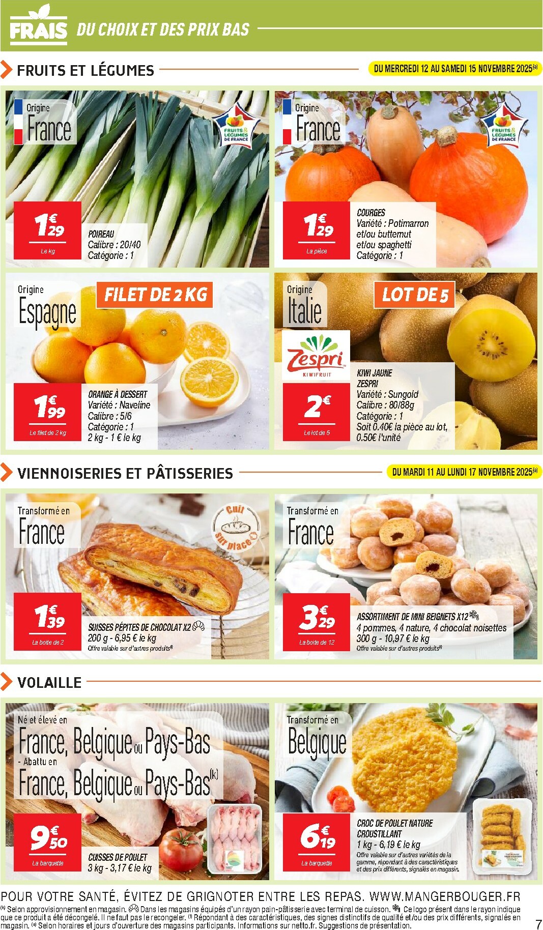 netto - Catalogue Netto - Immanquables valable du 11/11 au 17/11 - page: 7